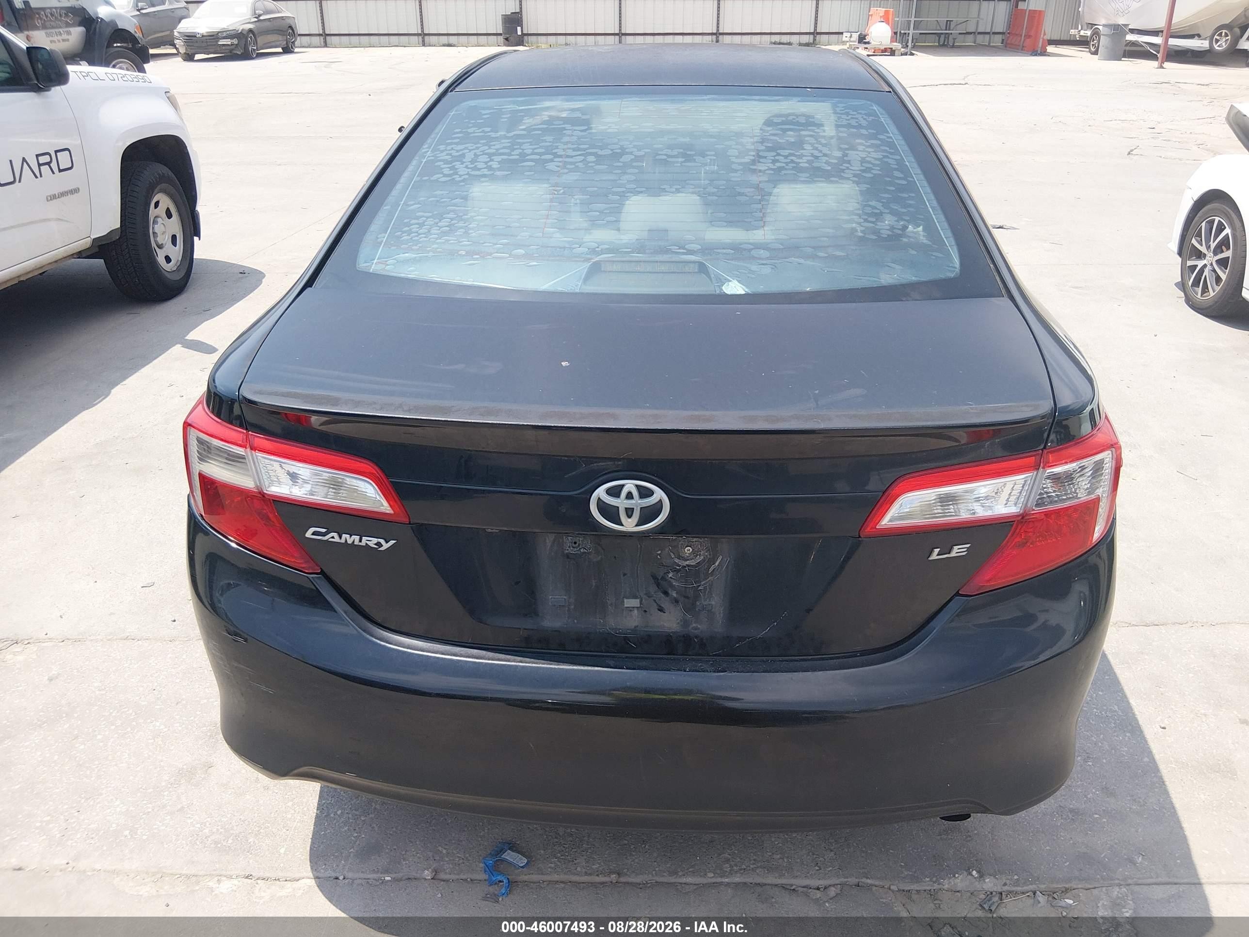 2014 Toyota Camry Le Черный vin: 4T4BF1FK4ER417578