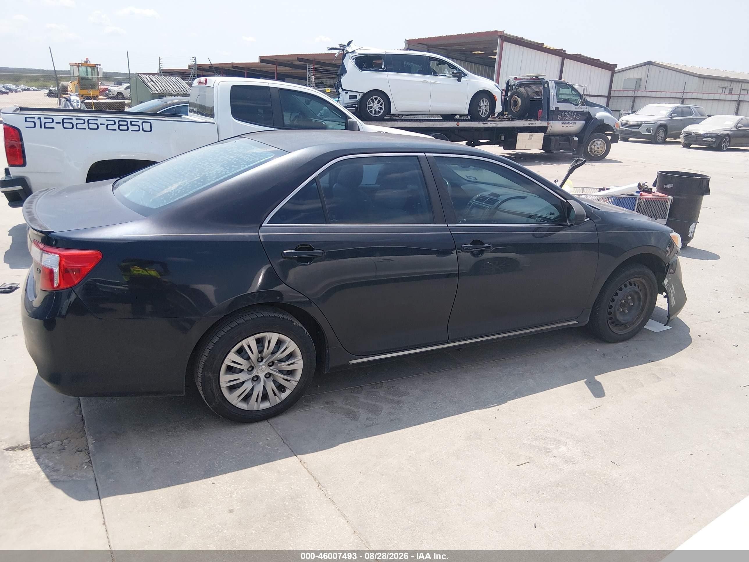 2014 Toyota Camry Le Черный vin: 4T4BF1FK4ER417578