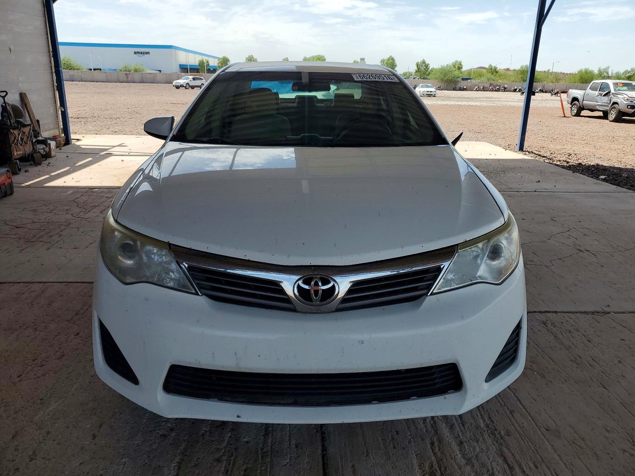 2014 Toyota Camry L White vin: 4T4BF1FK4ER426409