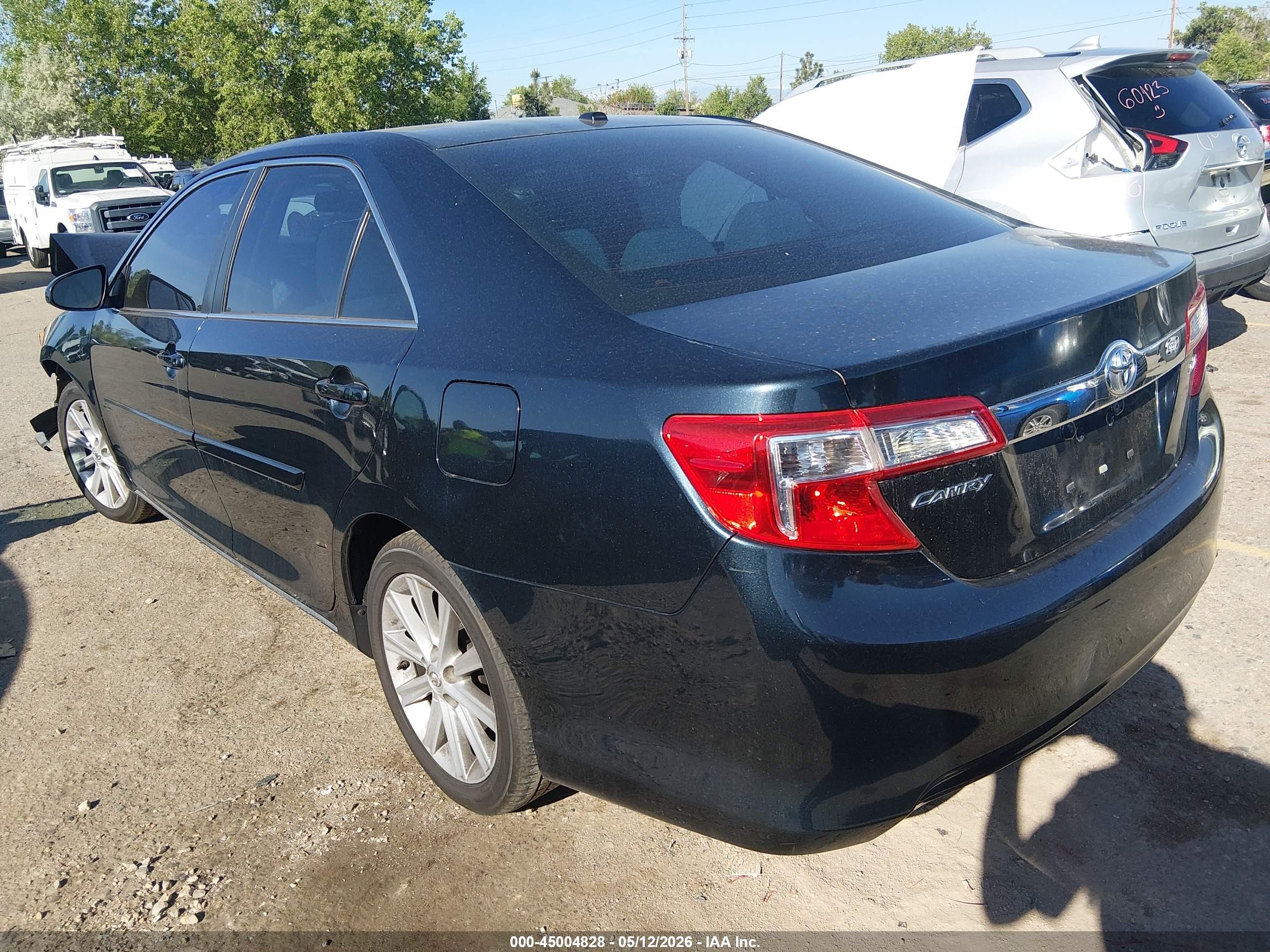 2014 Toyota Camry Xle Black vin: 4T4BF1FK4ER428189