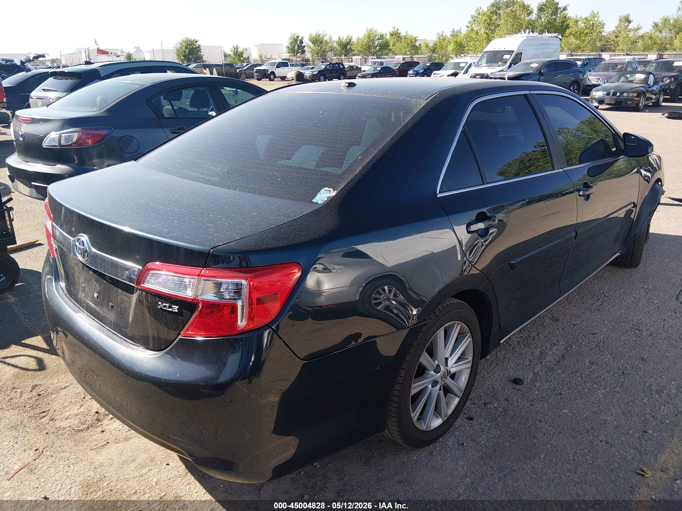 2014 Toyota Camry Xle Black vin: 4T4BF1FK4ER428189
