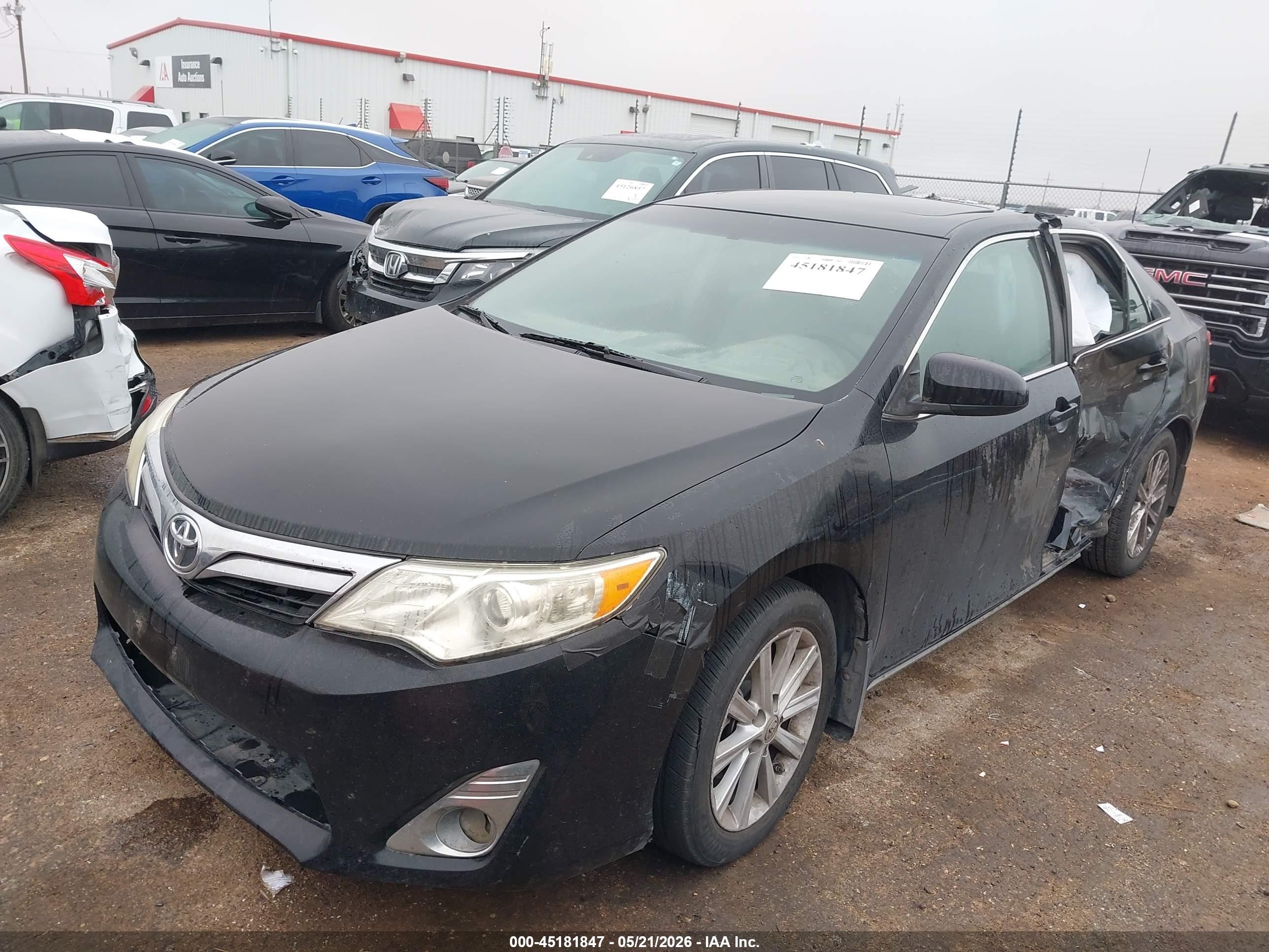 2014 Toyota Camry Xle Black vin: 4T4BF1FK4ER431156