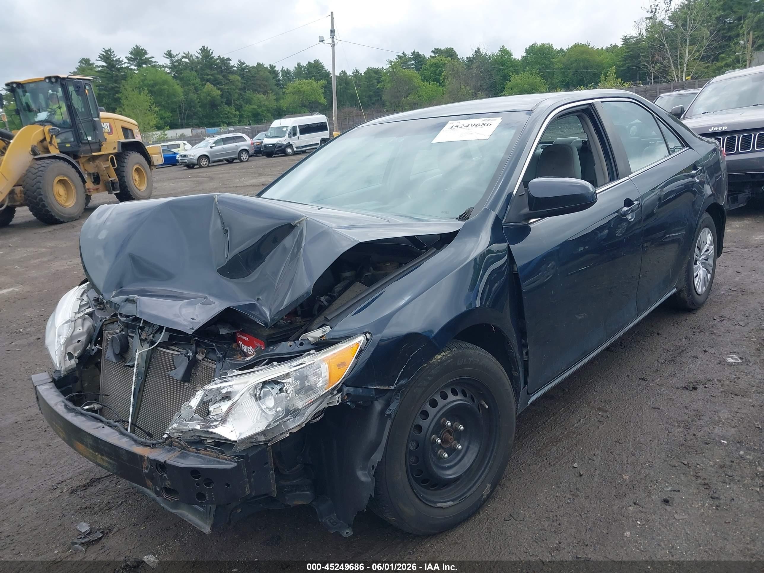 2014 Toyota Camry Le Blue vin: 4T4BF1FK4ER432209