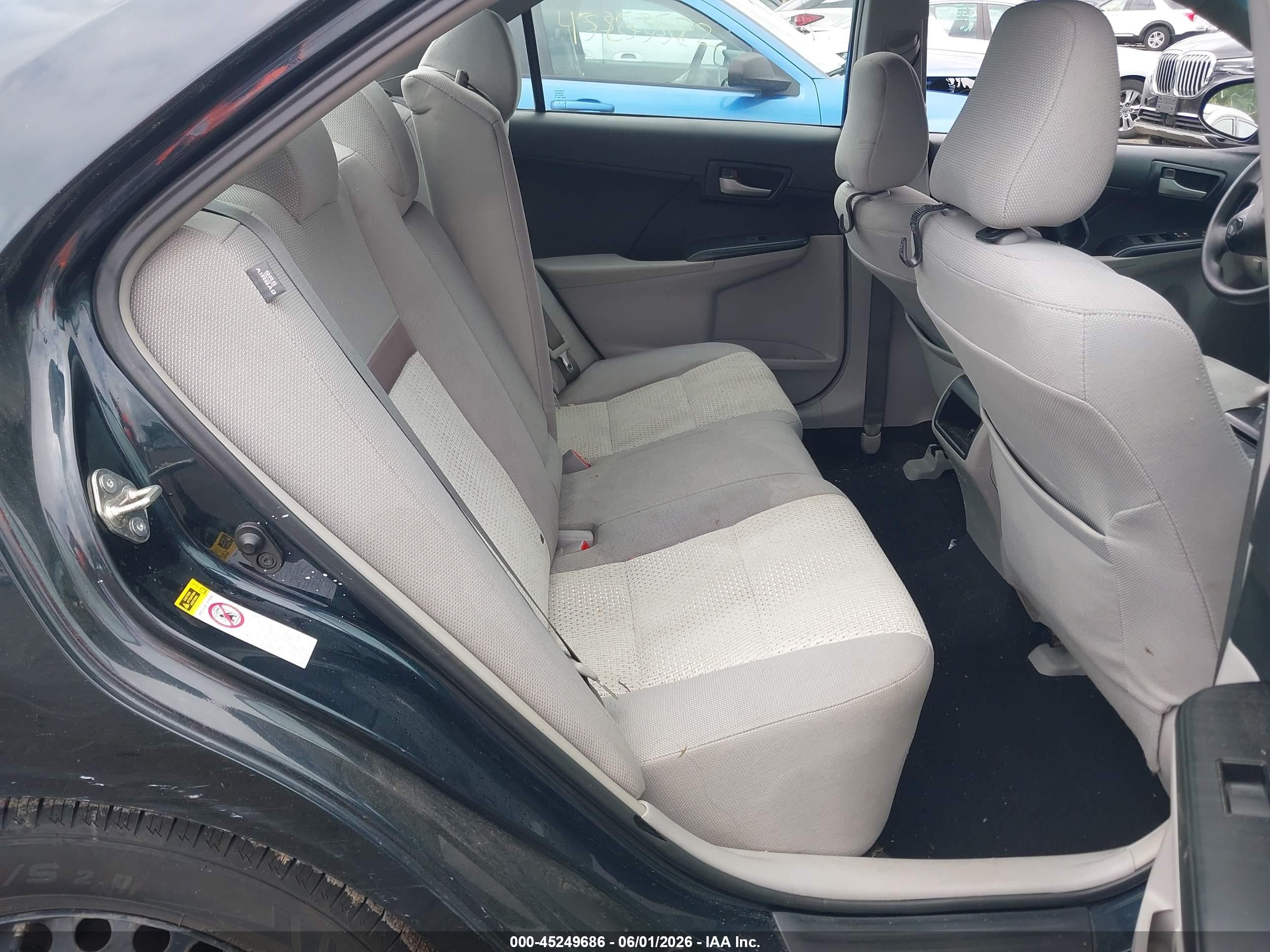 2014 Toyota Camry Le Blue vin: 4T4BF1FK4ER432209