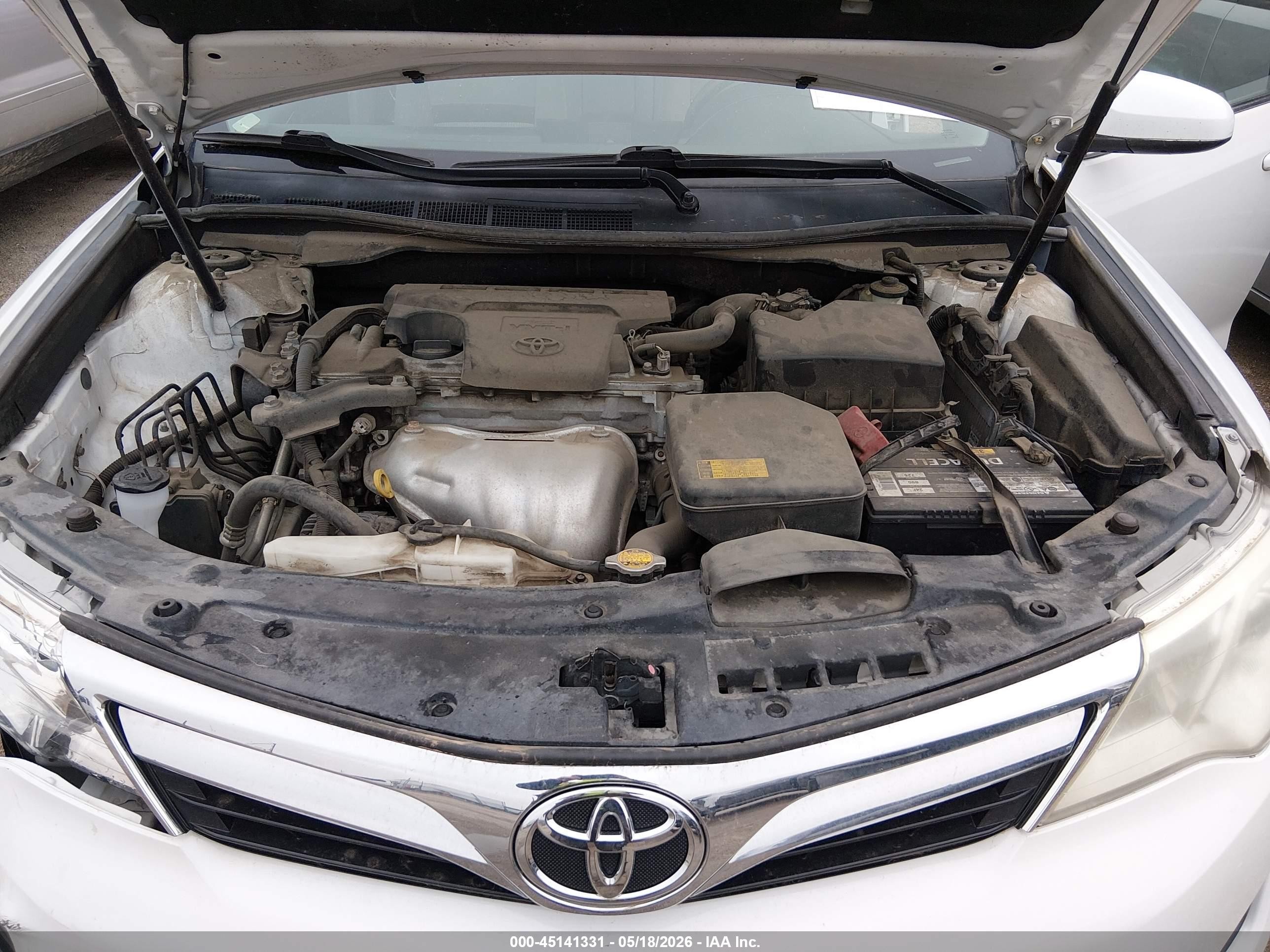 2014 Toyota Camry Le White vin: 4T4BF1FK4ER439080