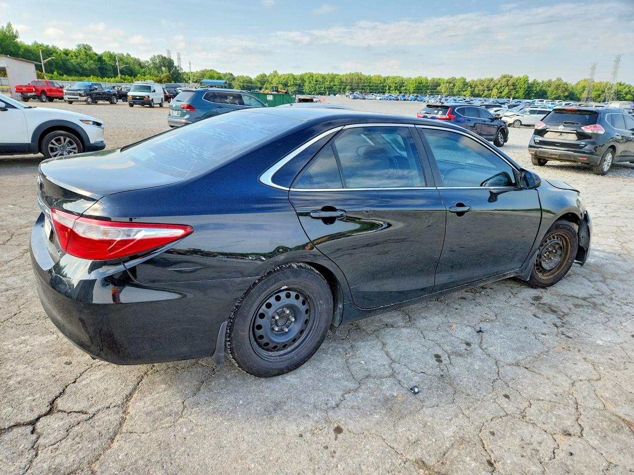 2015 Toyota Camry Le Черный vin: 4T4BF1FK4FR446015