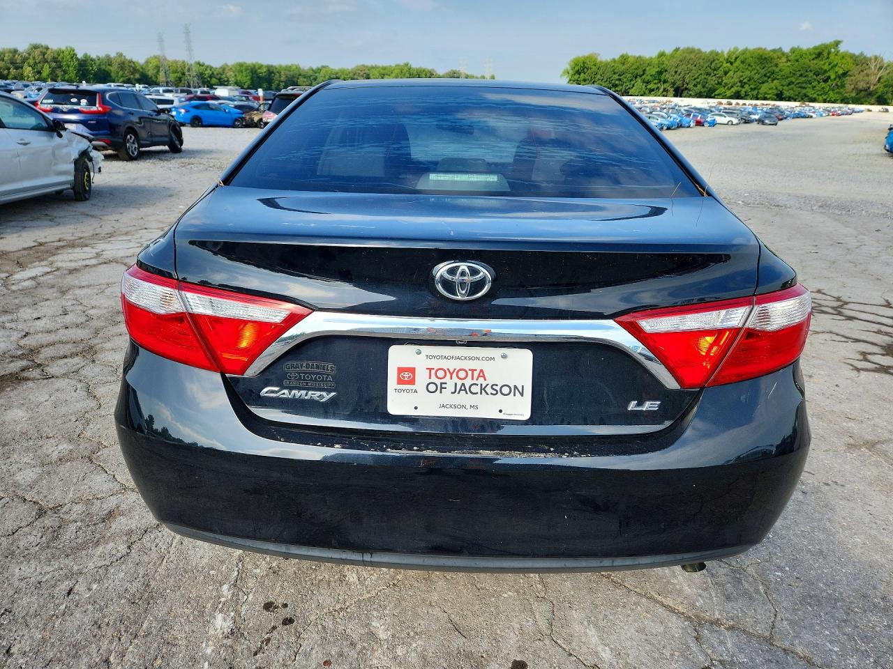 2015 Toyota Camry Le Черный vin: 4T4BF1FK4FR446015