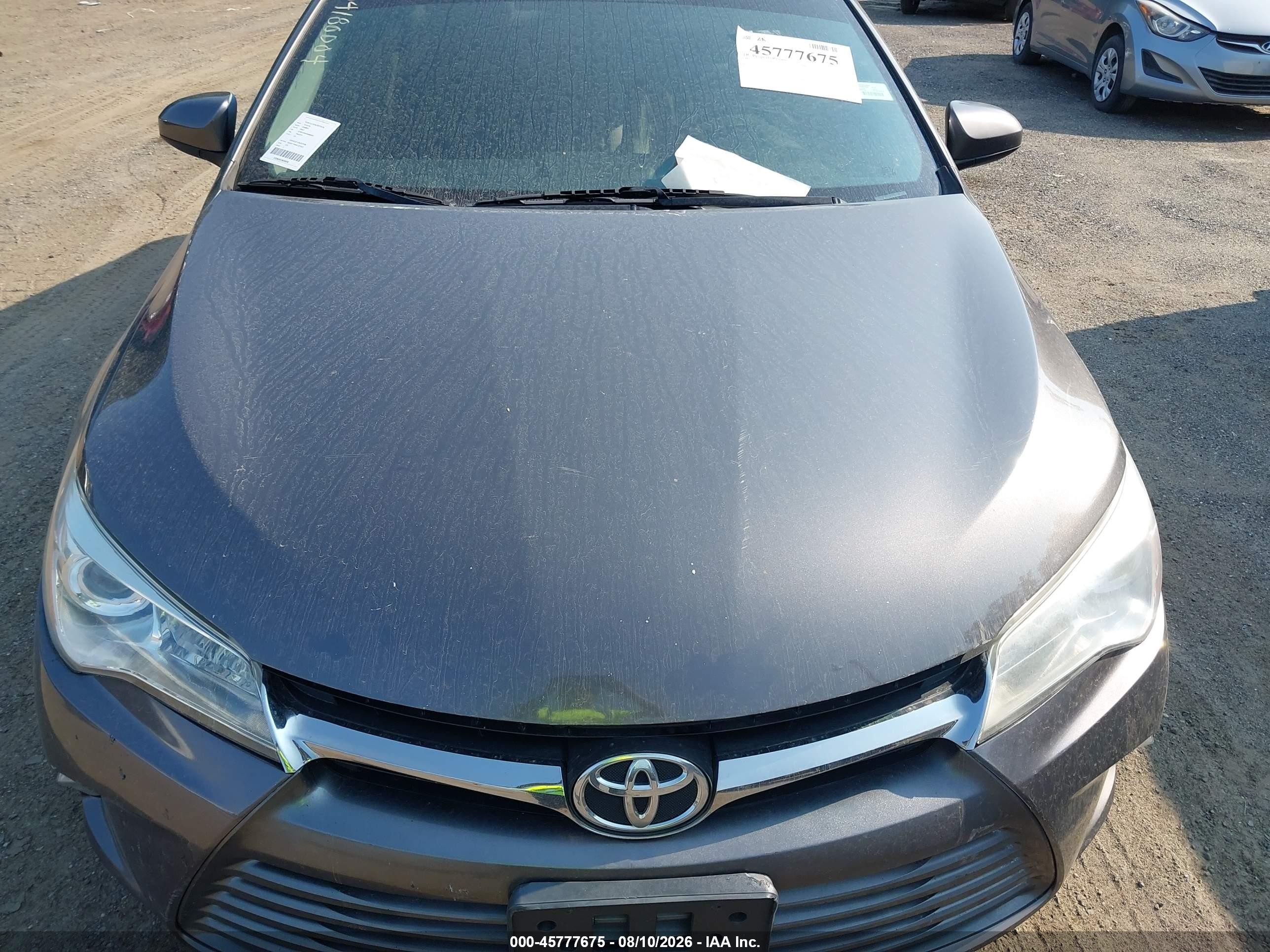 2015 Toyota Camry Le Gray vin: 4T4BF1FK4FR488393