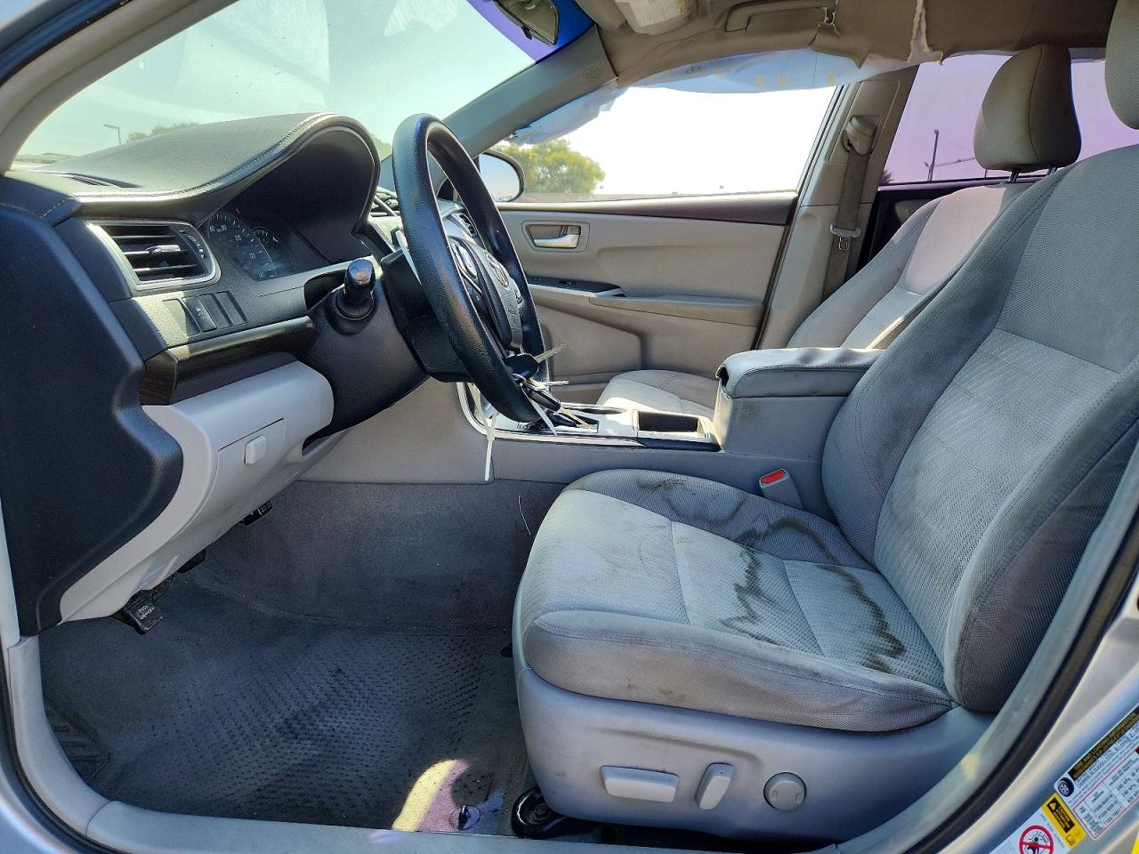 2015 Toyota Camry Le Gray vin: 4T4BF1FK4FR500929