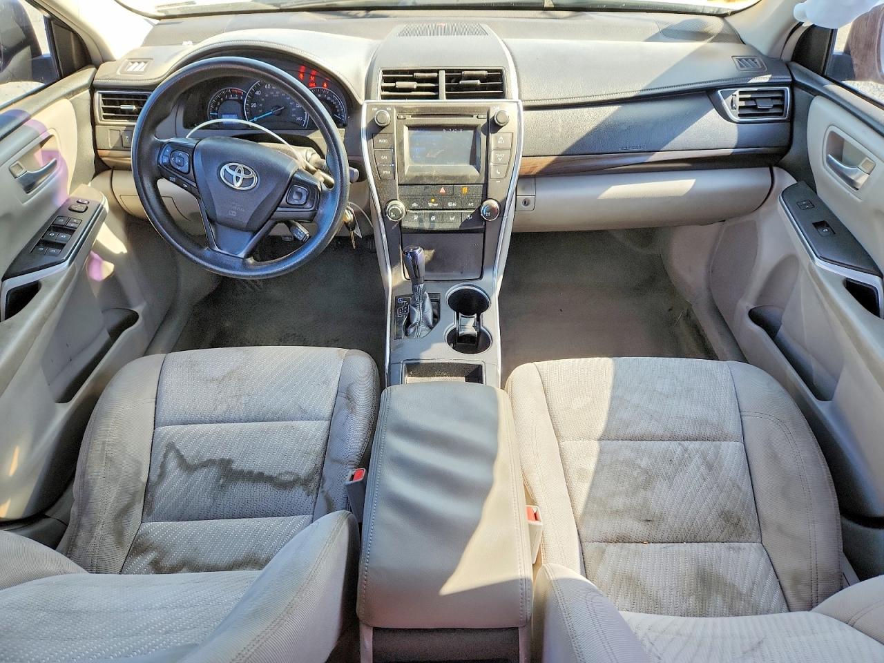 2015 Toyota Camry Le Gray vin: 4T4BF1FK4FR500929