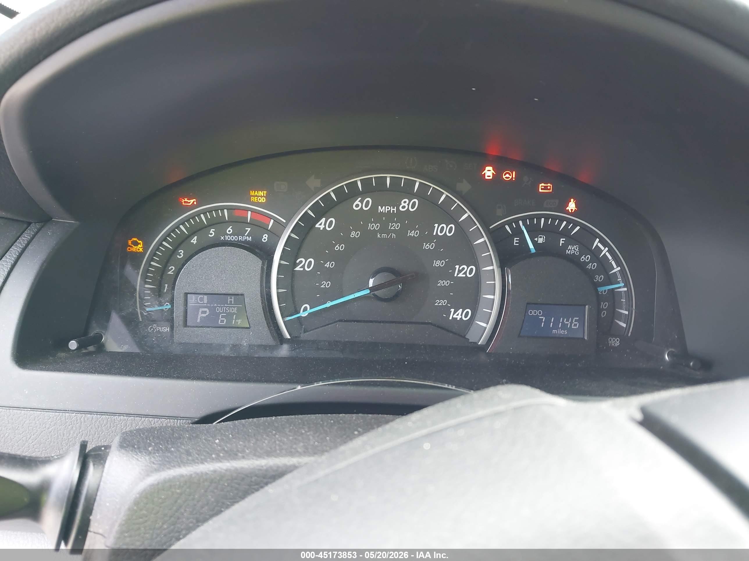 2015 Toyota Camry Le Blue vin: 4T4BF1FK4FR506584