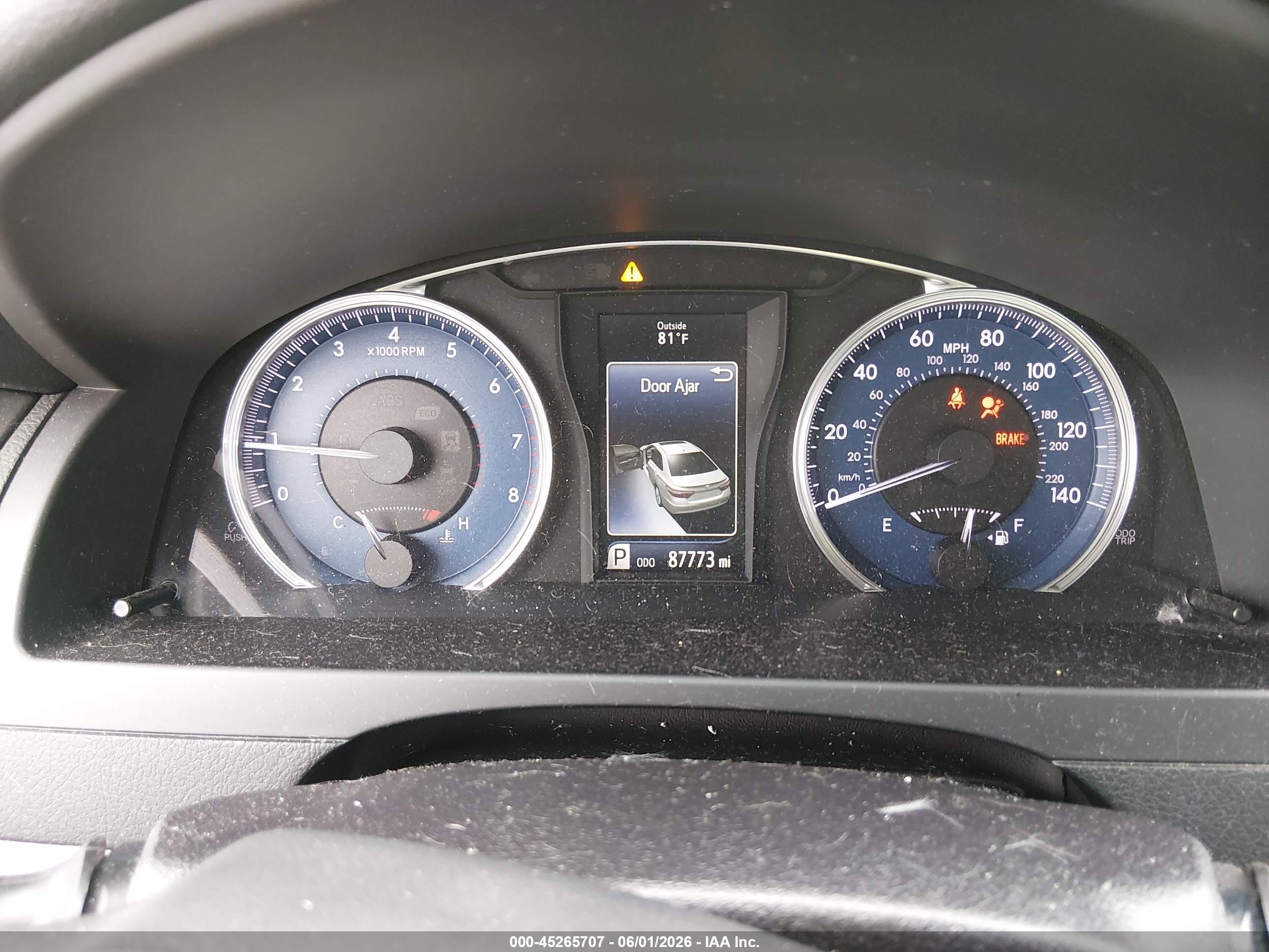 2016 Toyota Camry Le Gray vin: 4T4BF1FK4GR541823