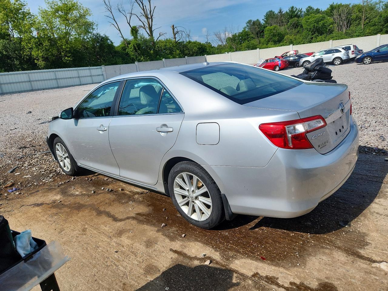 2012 Toyota Camry Xle Серебряный vin: 4T4BF1FK5CR182458