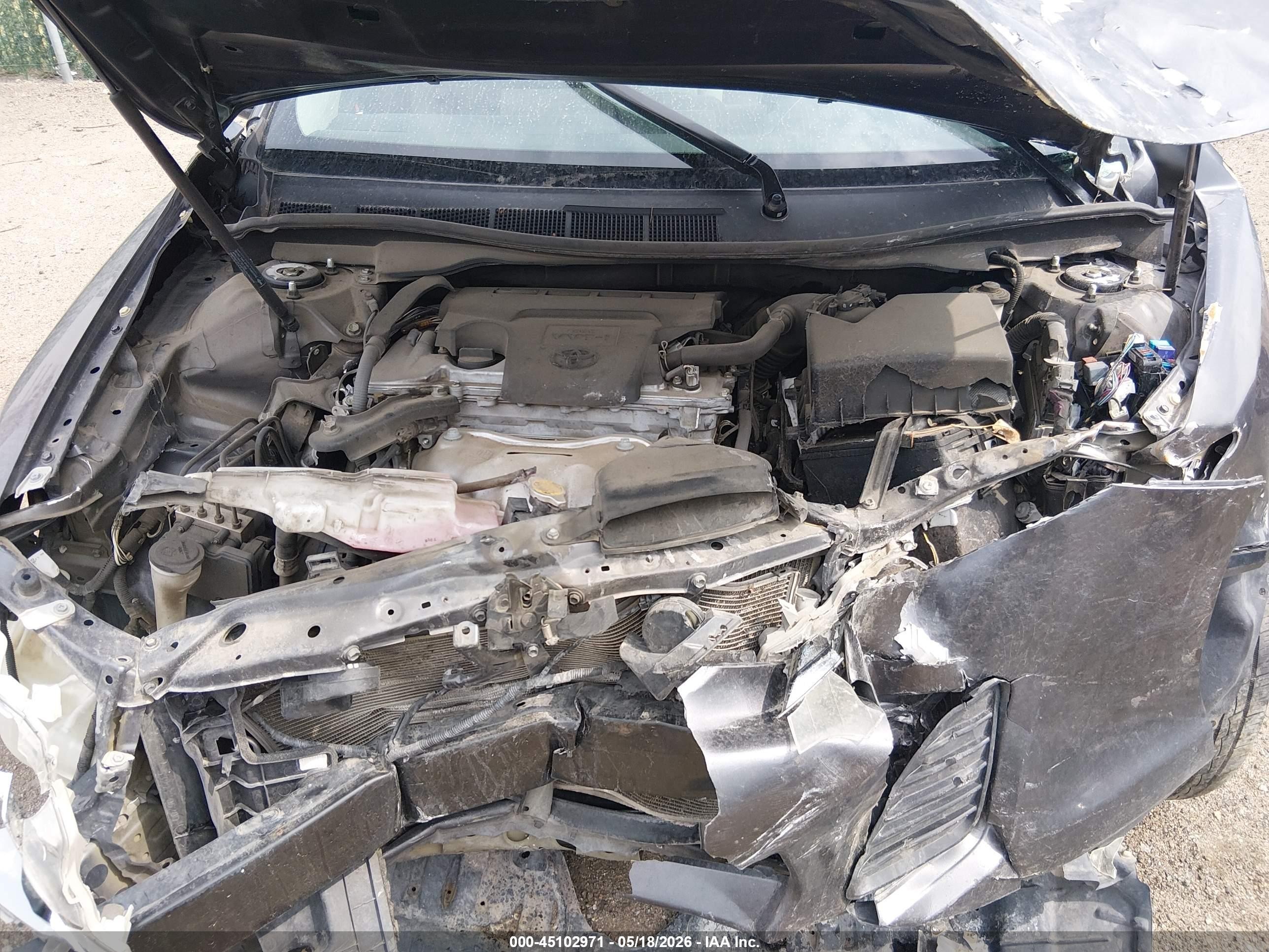 2012 Toyota Camry Le Gray vin: 4T4BF1FK5CR192519