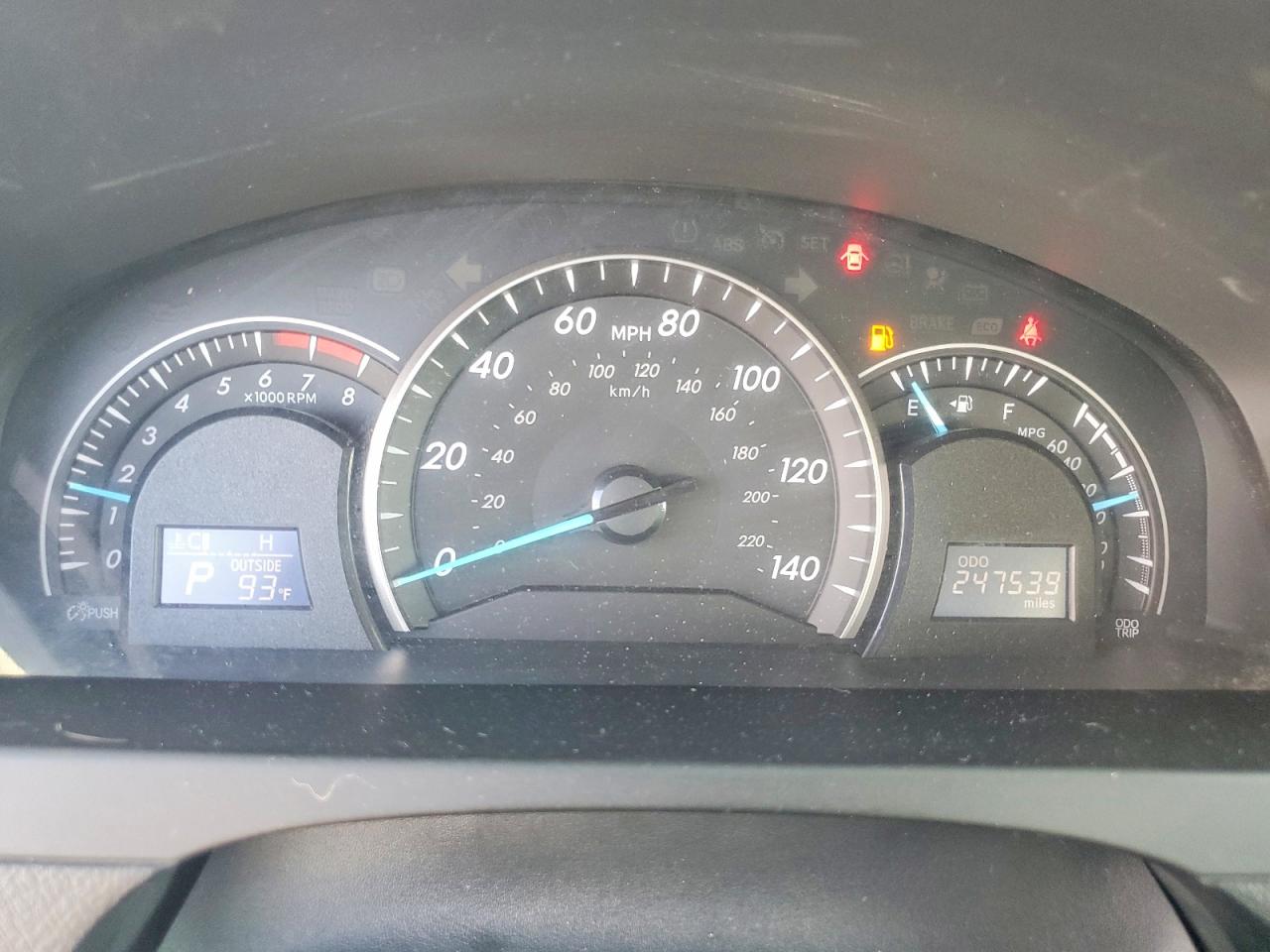 2012 Toyota Camry Le Black vin: 4T4BF1FK5CR196828