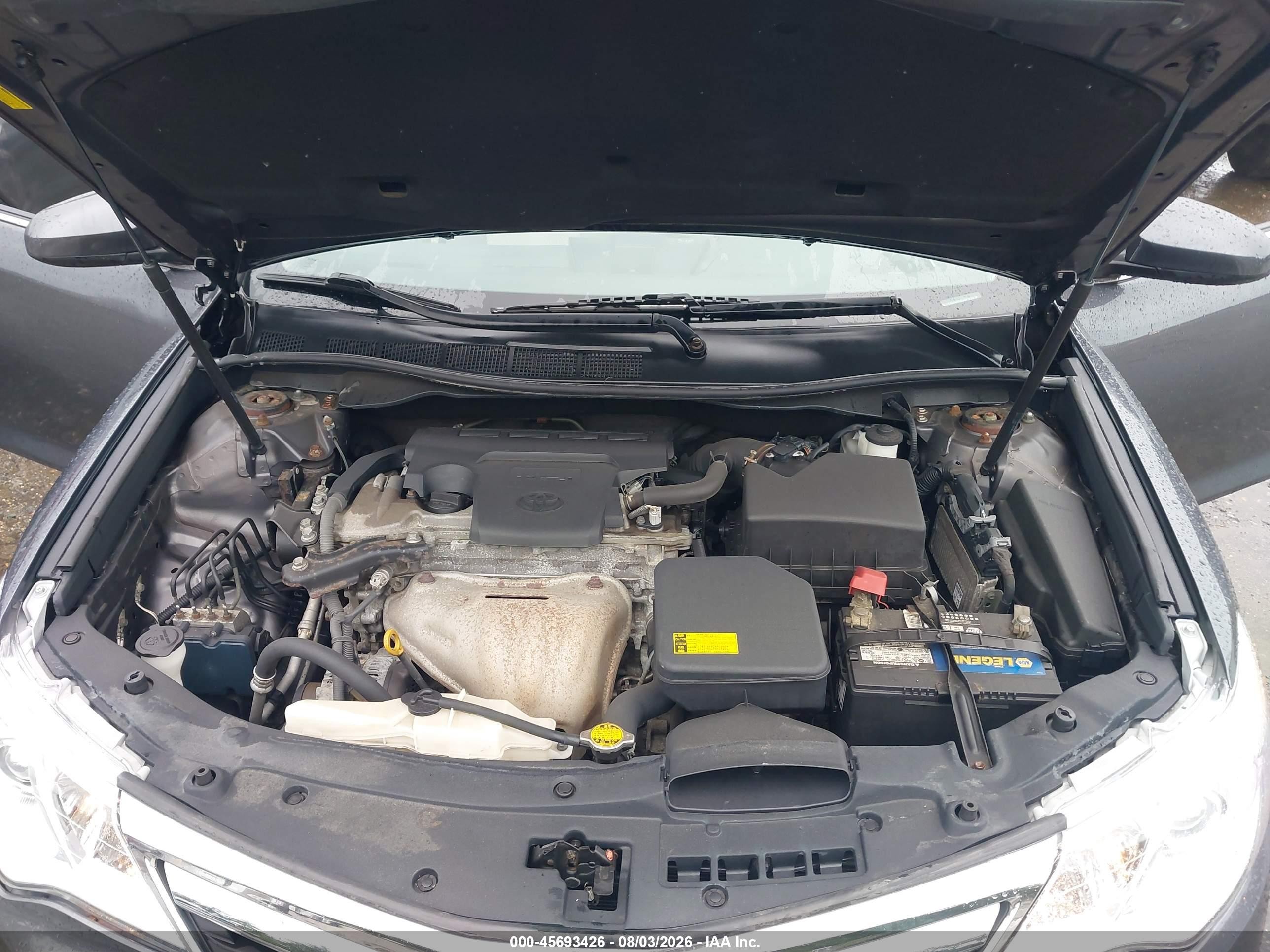 2012 Toyota Camry Le Gray vin: 4T4BF1FK5CR201879