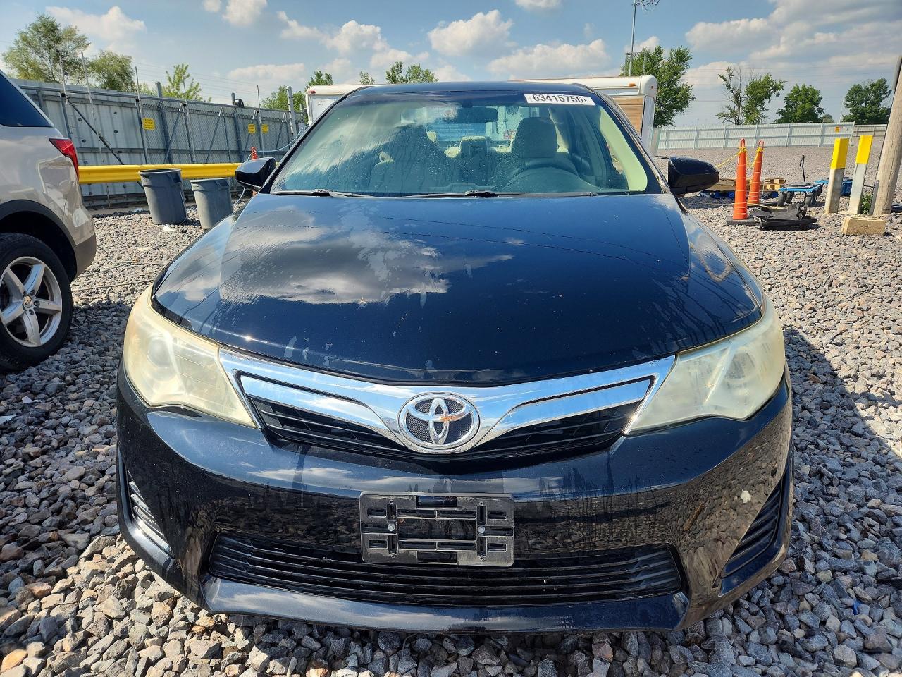 2012 Toyota Camry Le Черный vin: 4T4BF1FK5CR222084
