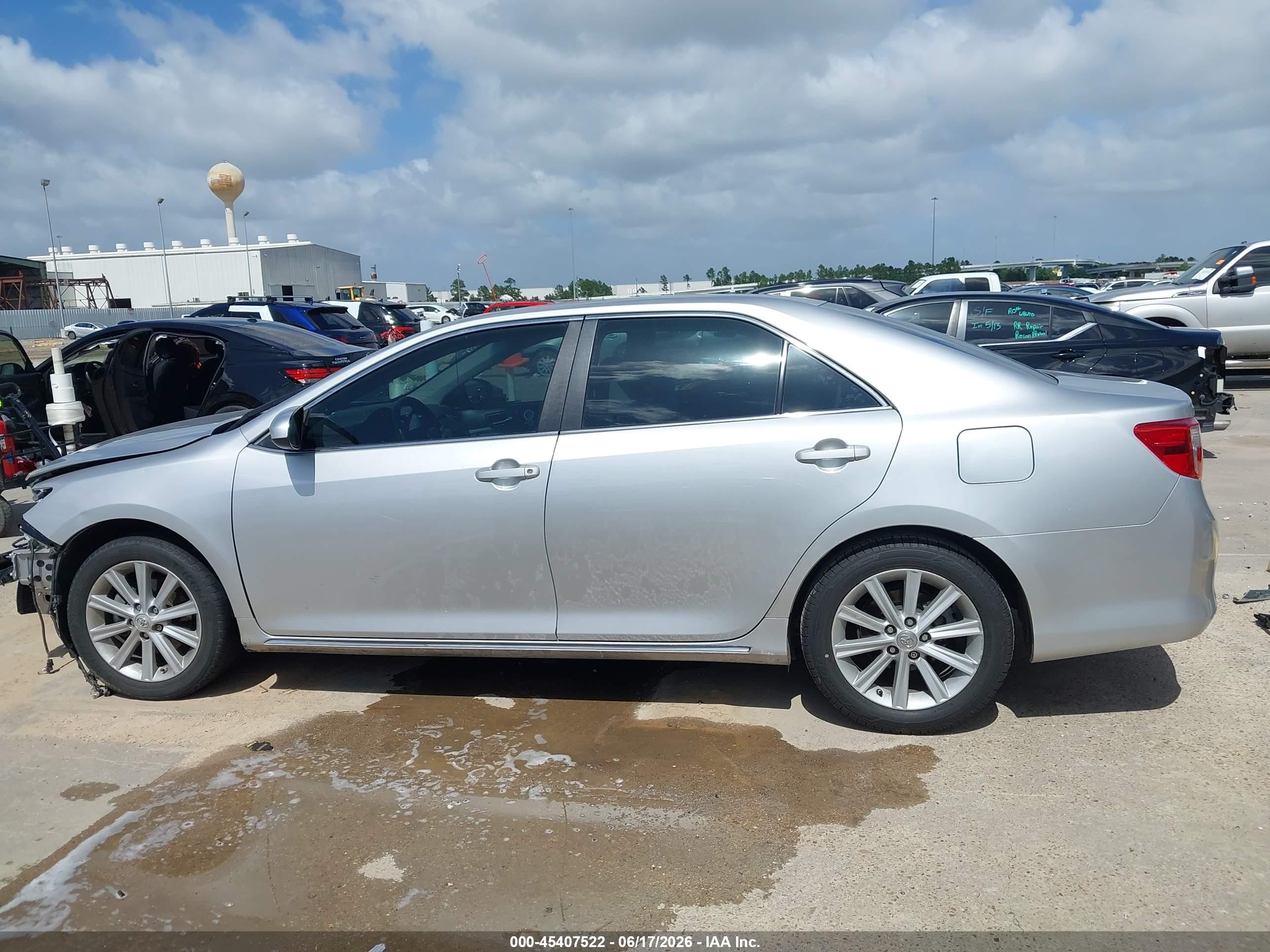 2012 Toyota Camry Xle Silver vin: 4T4BF1FK5CR237801