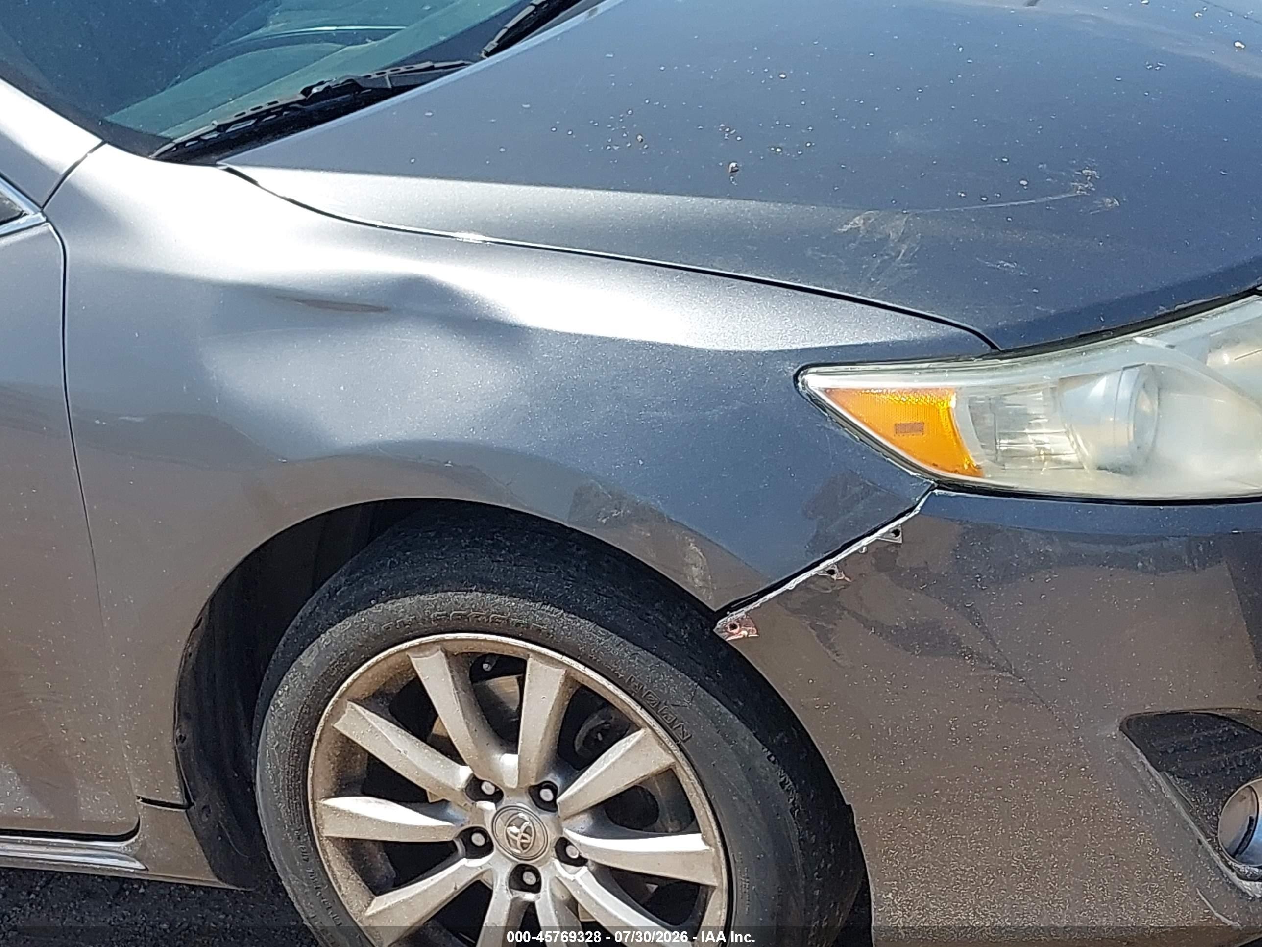2012 Toyota Camry Le Gray vin: 4T4BF1FK5CR248653