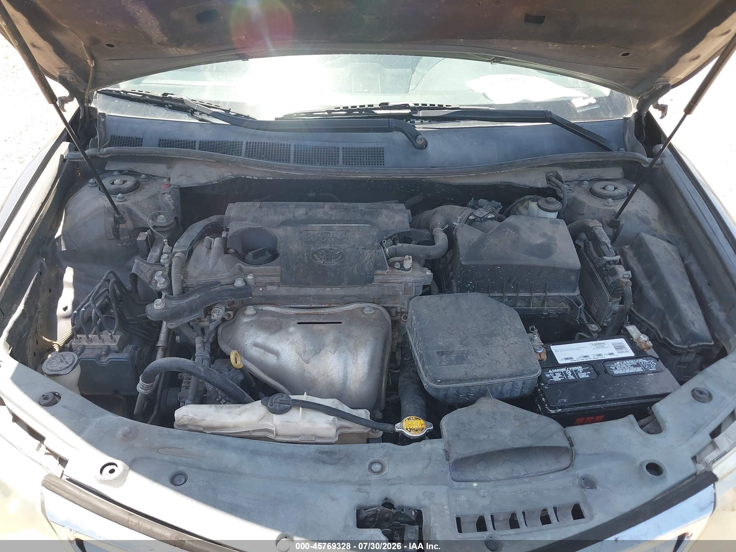 2012 Toyota Camry Le Gray vin: 4T4BF1FK5CR248653