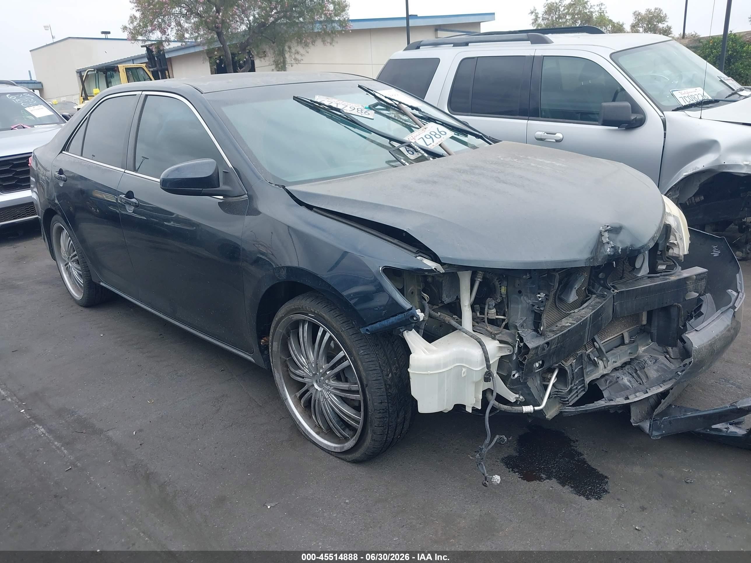 2012 Toyota Camry Le Синий vin: 4T4BF1FK5CR269972
