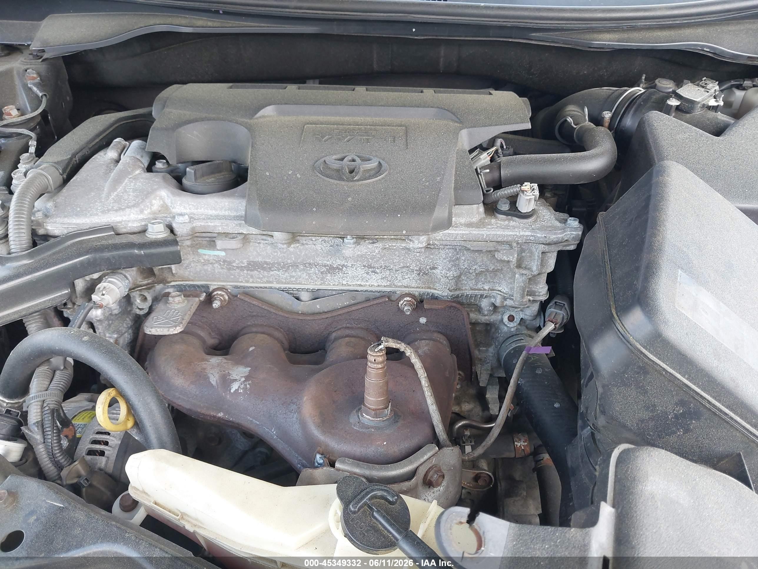 2013 Toyota Camry Le Серый vin: 4T4BF1FK5DR289057