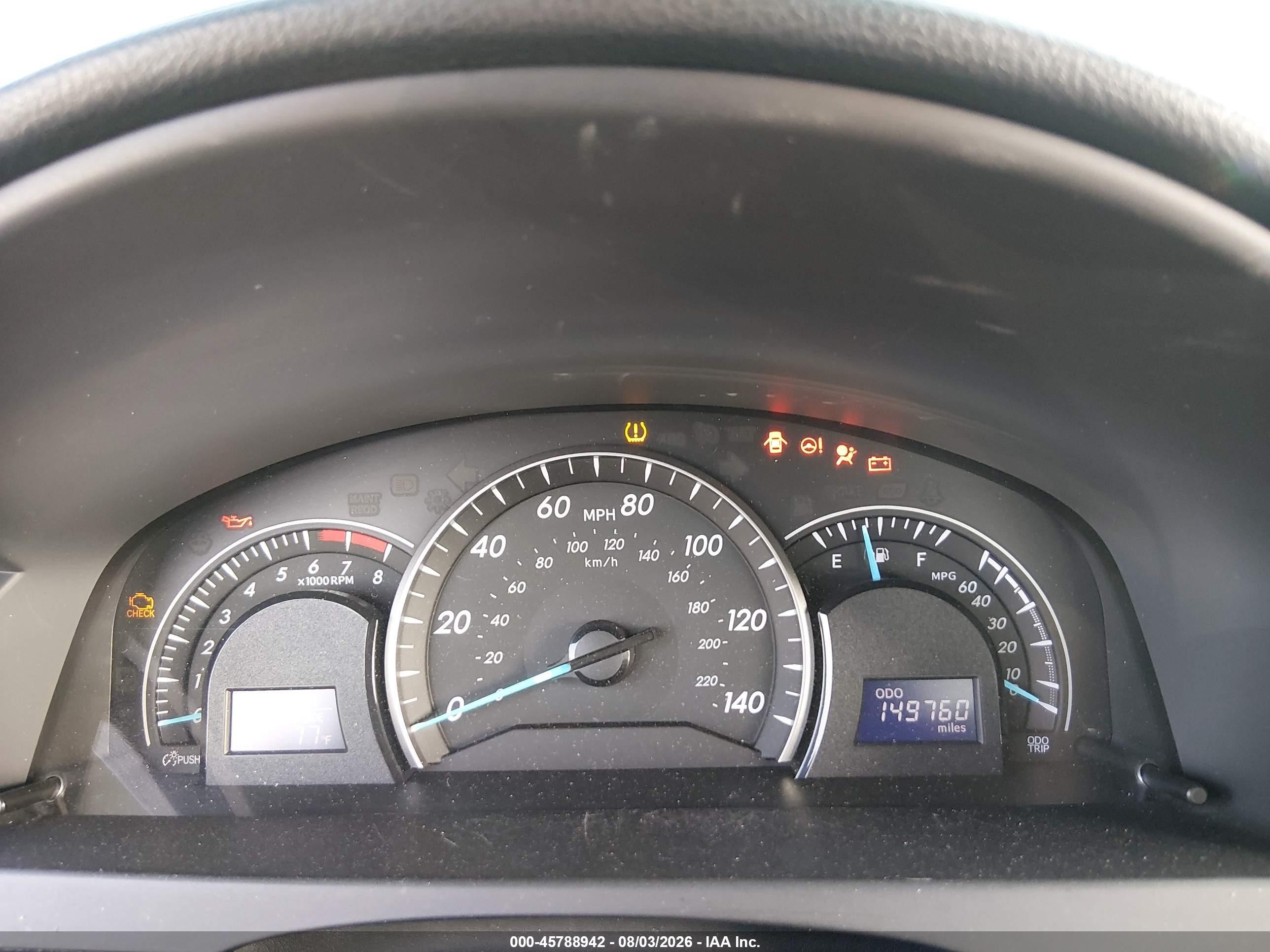 2013 Toyota Camry Le Silver vin: 4T4BF1FK5DR290824