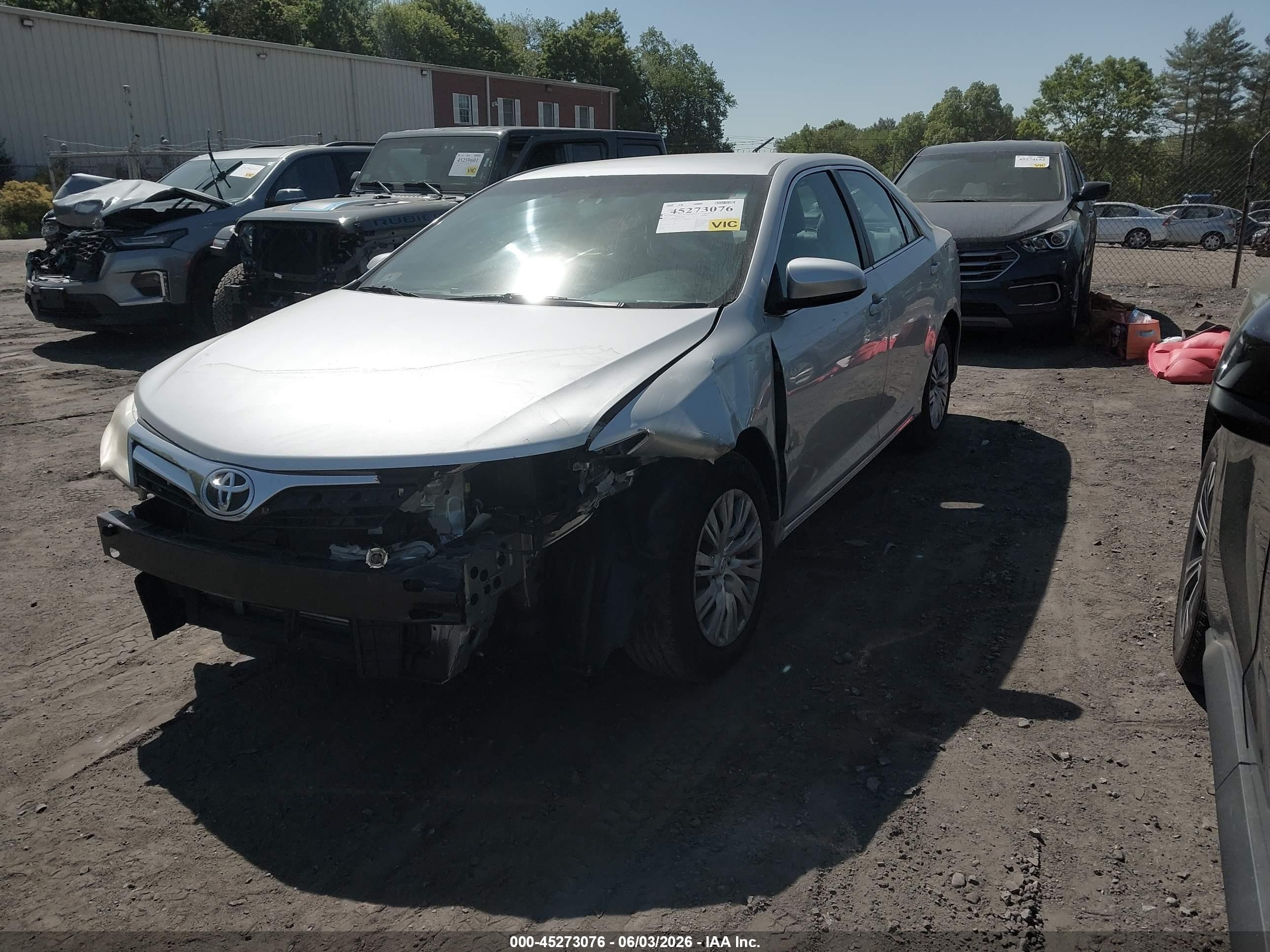 2013 Toyota Camry Le Silver vin: 4T4BF1FK5DR292332