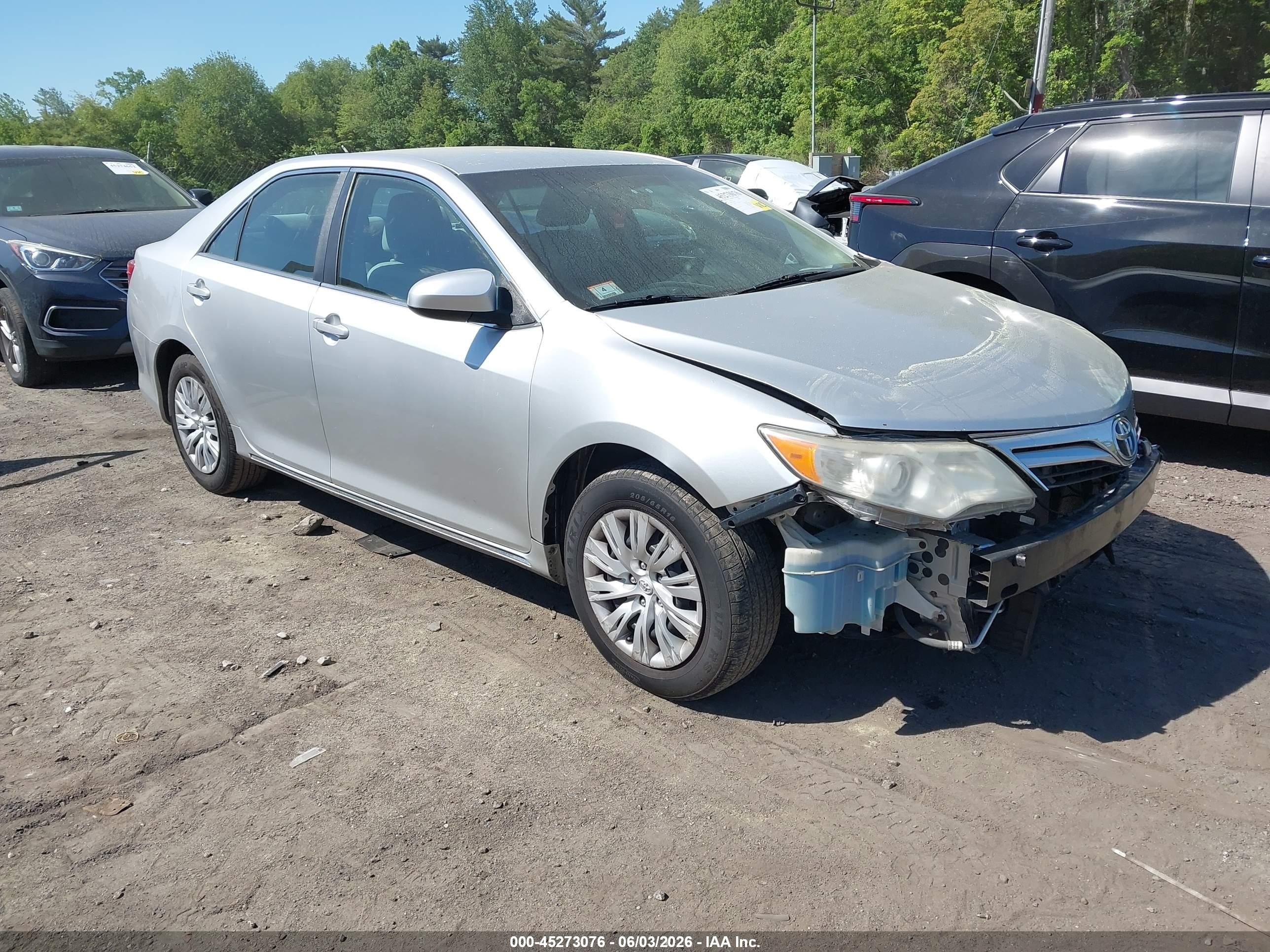 2013 Toyota Camry Le Silver vin: 4T4BF1FK5DR292332