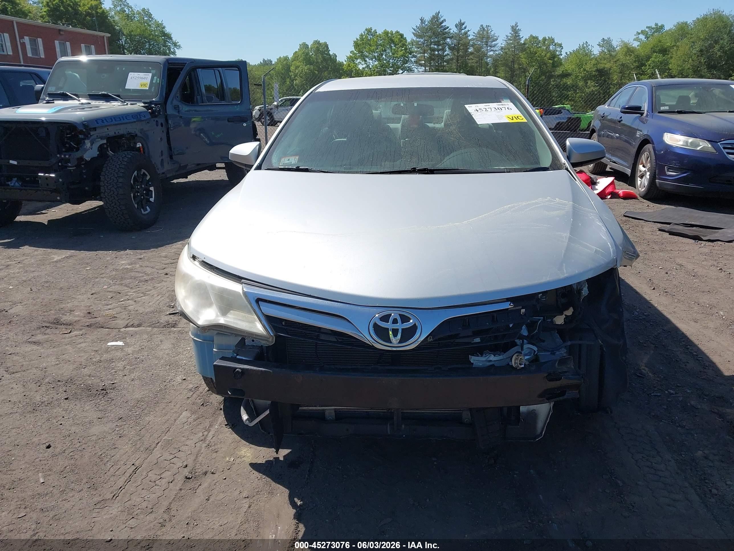 2013 Toyota Camry Le Silver vin: 4T4BF1FK5DR292332