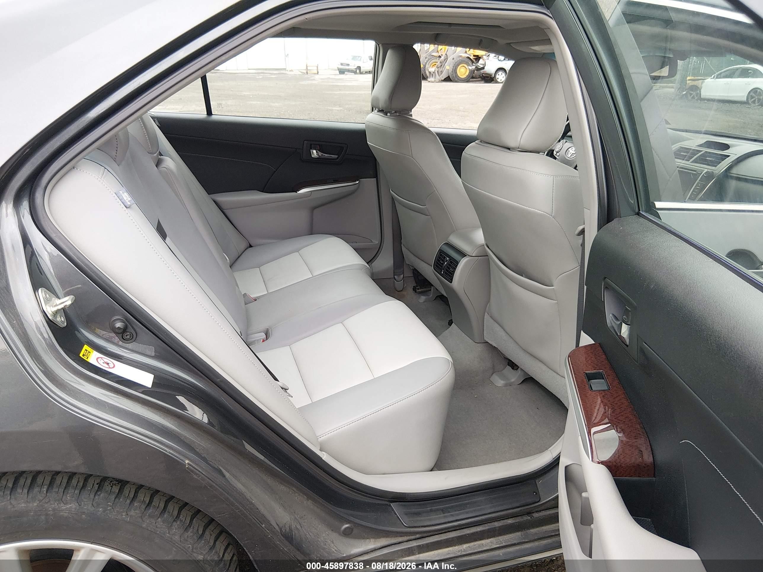 2013 Toyota Camry Xle Gray vin: 4T4BF1FK5DR297367