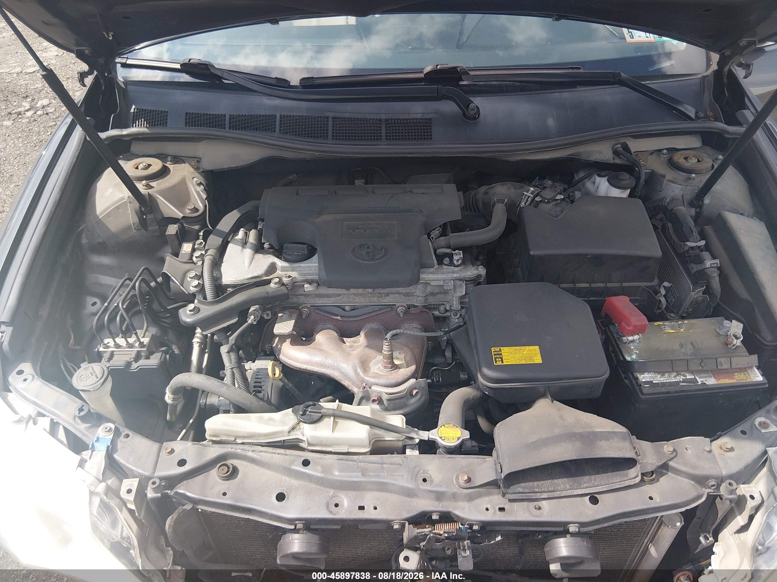 2013 Toyota Camry Xle Gray vin: 4T4BF1FK5DR297367