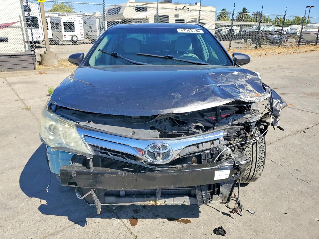 2013 Toyota Camry Xle Gray vin: 4T4BF1FK5DR298342
