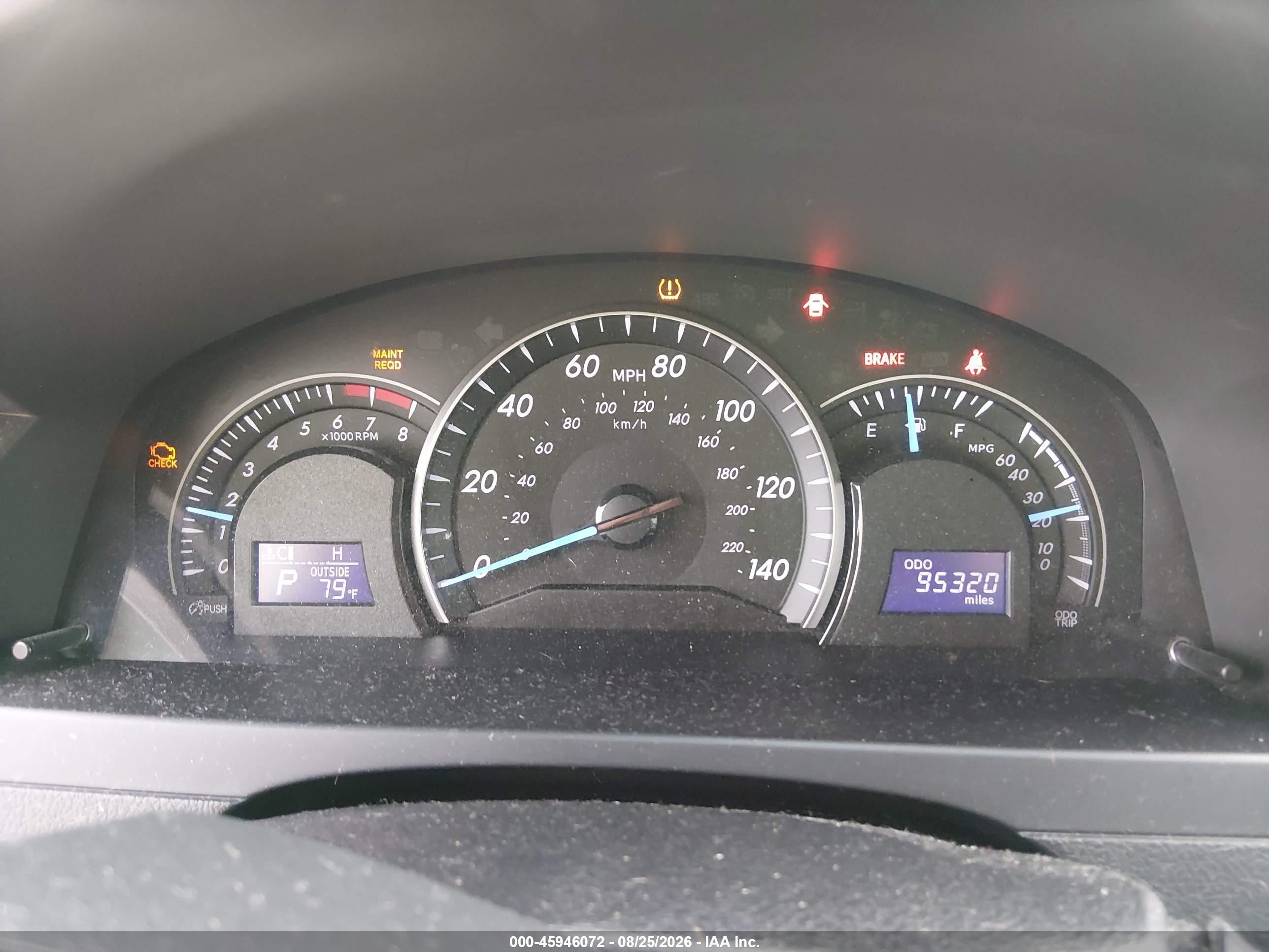 2013 Toyota Camry Le Серебряный vin: 4T4BF1FK5DR300526