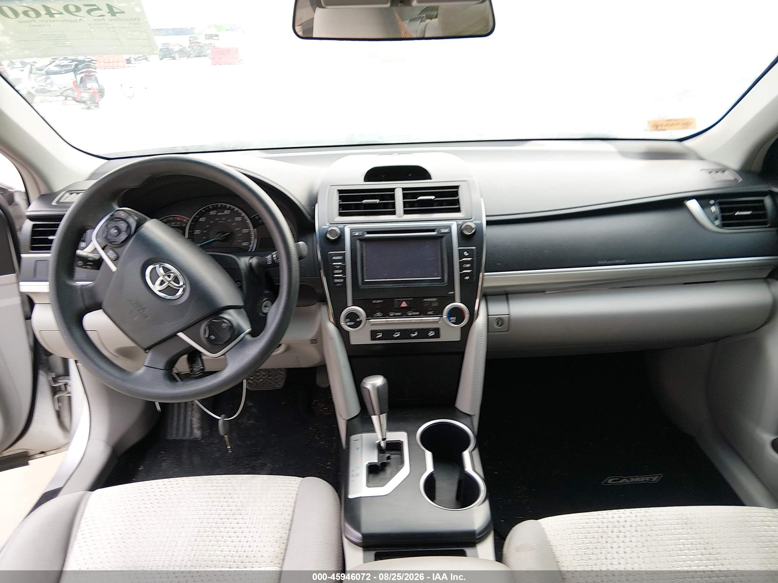 2013 Toyota Camry Le Серебряный vin: 4T4BF1FK5DR300526