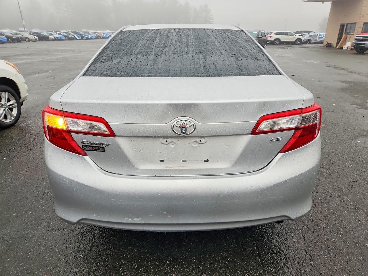 2013 Toyota Camry Le Silver vin: 4T4BF1FK5DR324292