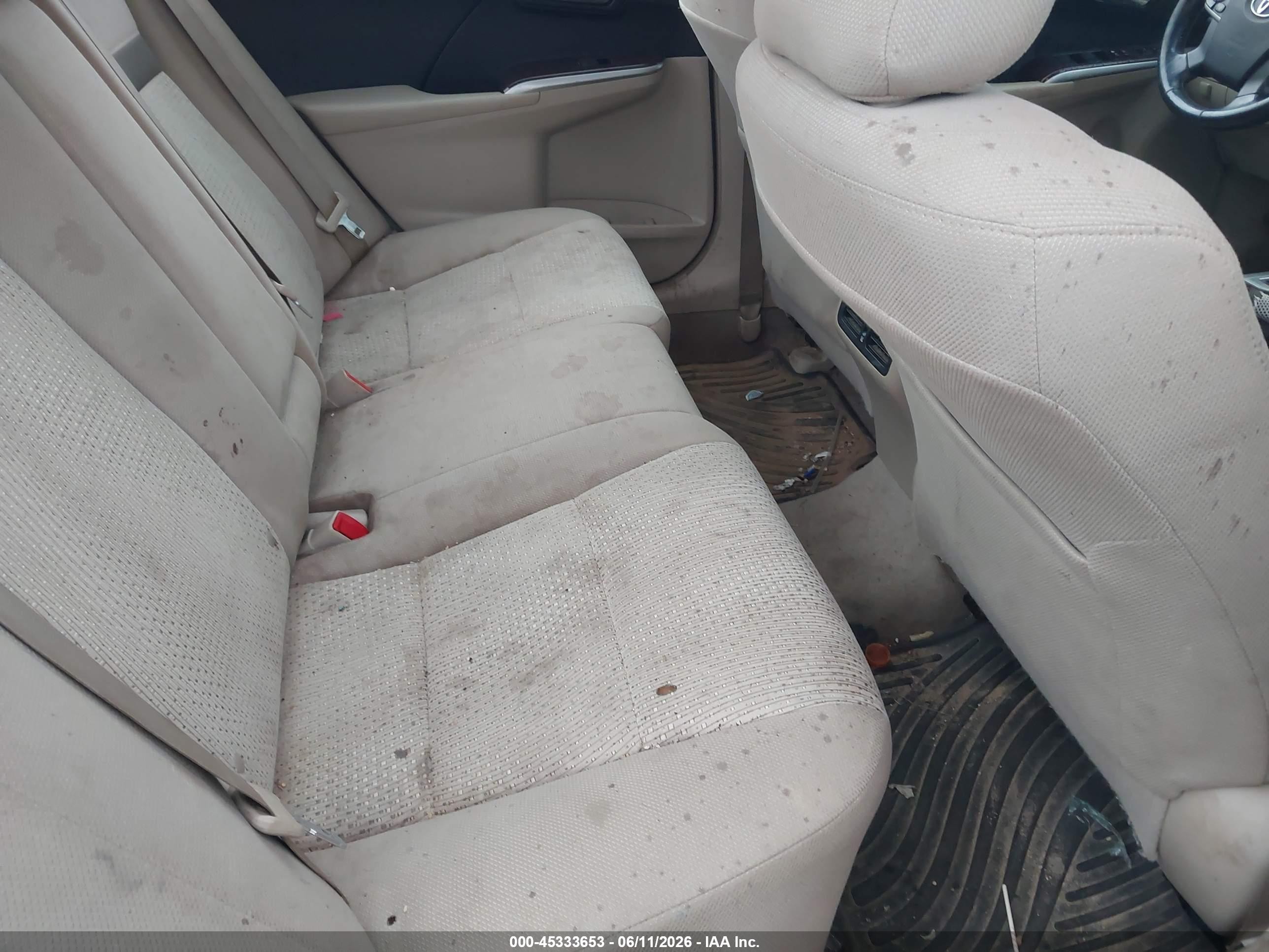 2013 Toyota Camry Xle Red vin: 4T4BF1FK5DR336278