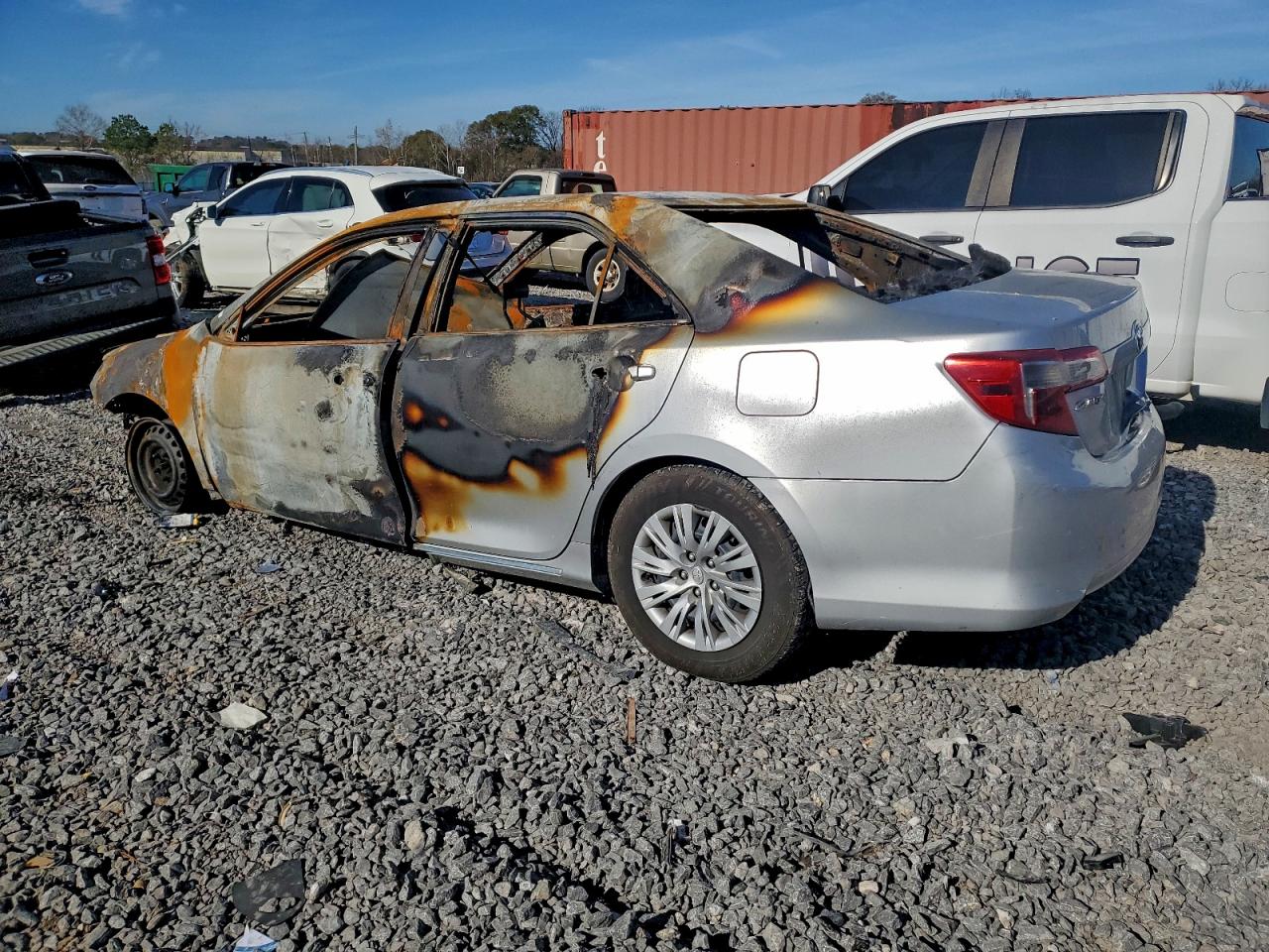 2014 Toyota Camry L Silver vin: 4T4BF1FK5ER338338
