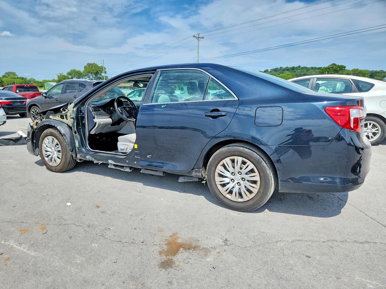 2014 Toyota Camry Le Черный vin: 4T4BF1FK5ER347282