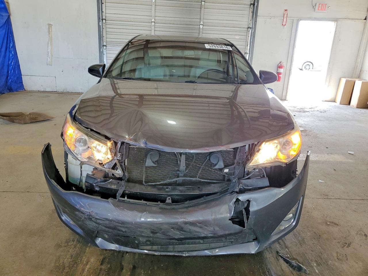 2014 Toyota Camry Xle Gray vin: 4T4BF1FK5ER348187