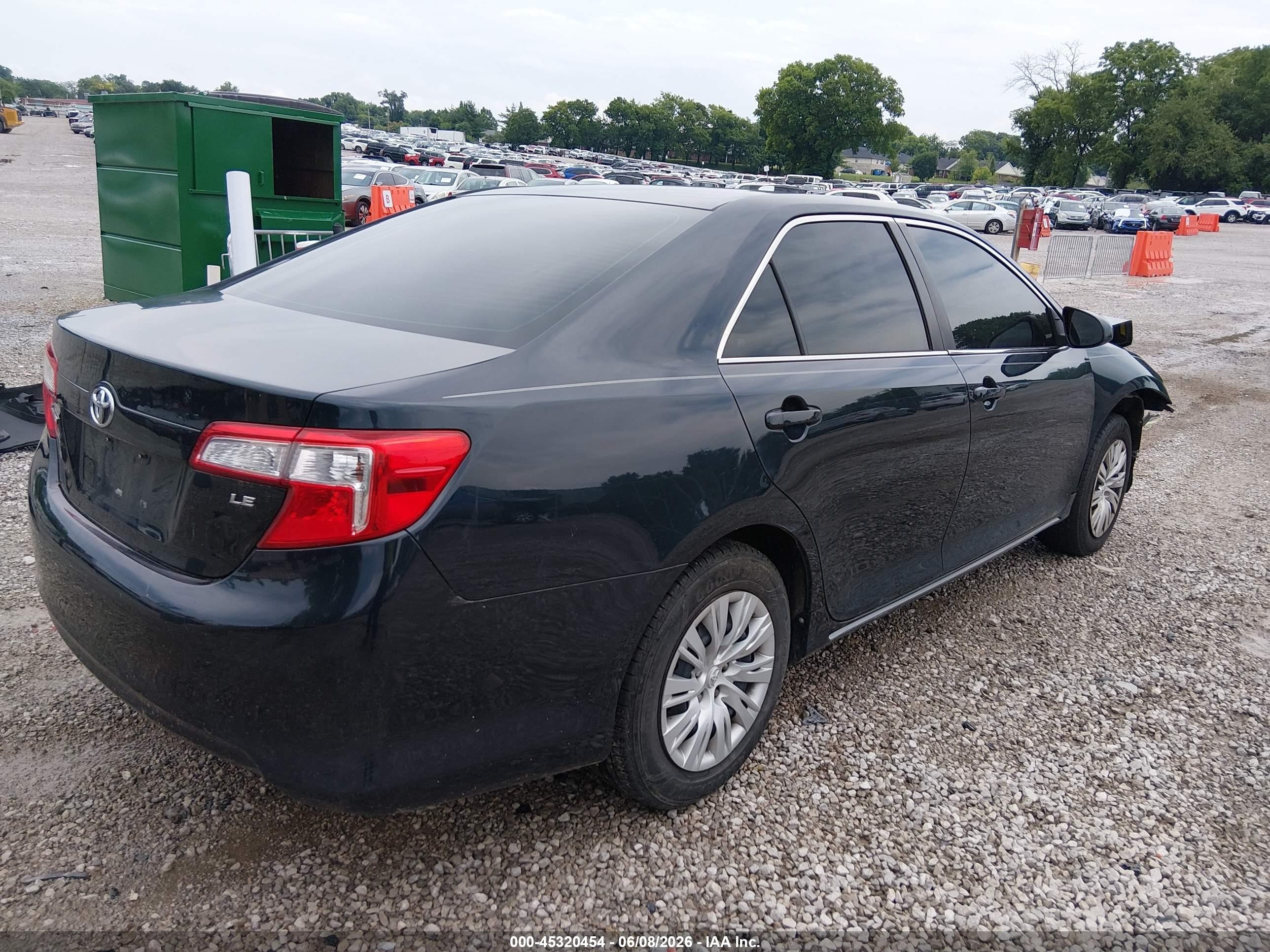 2014 Toyota Camry Le Black vin: 4T4BF1FK5ER391606