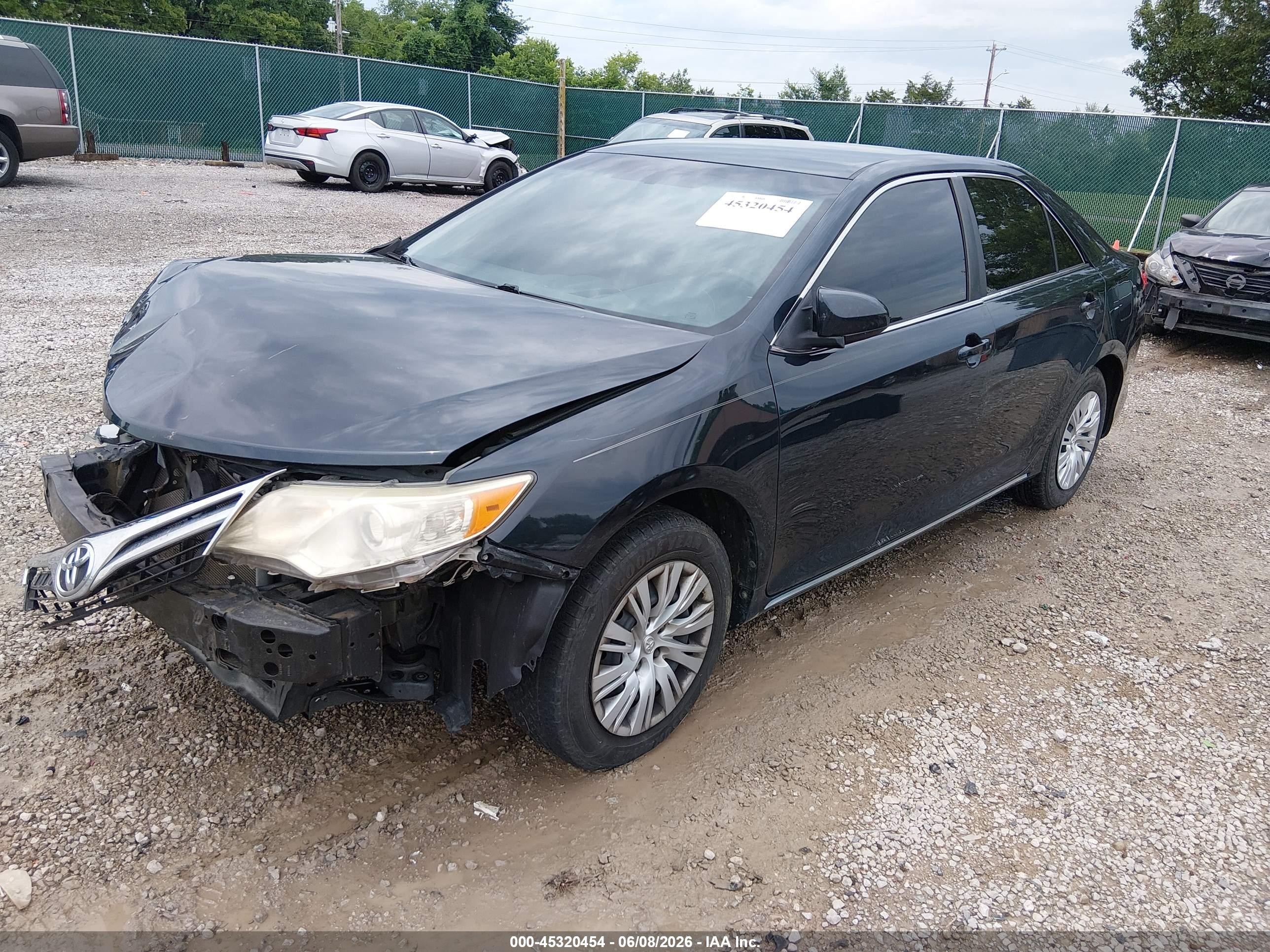 2014 Toyota Camry Le Black vin: 4T4BF1FK5ER391606
