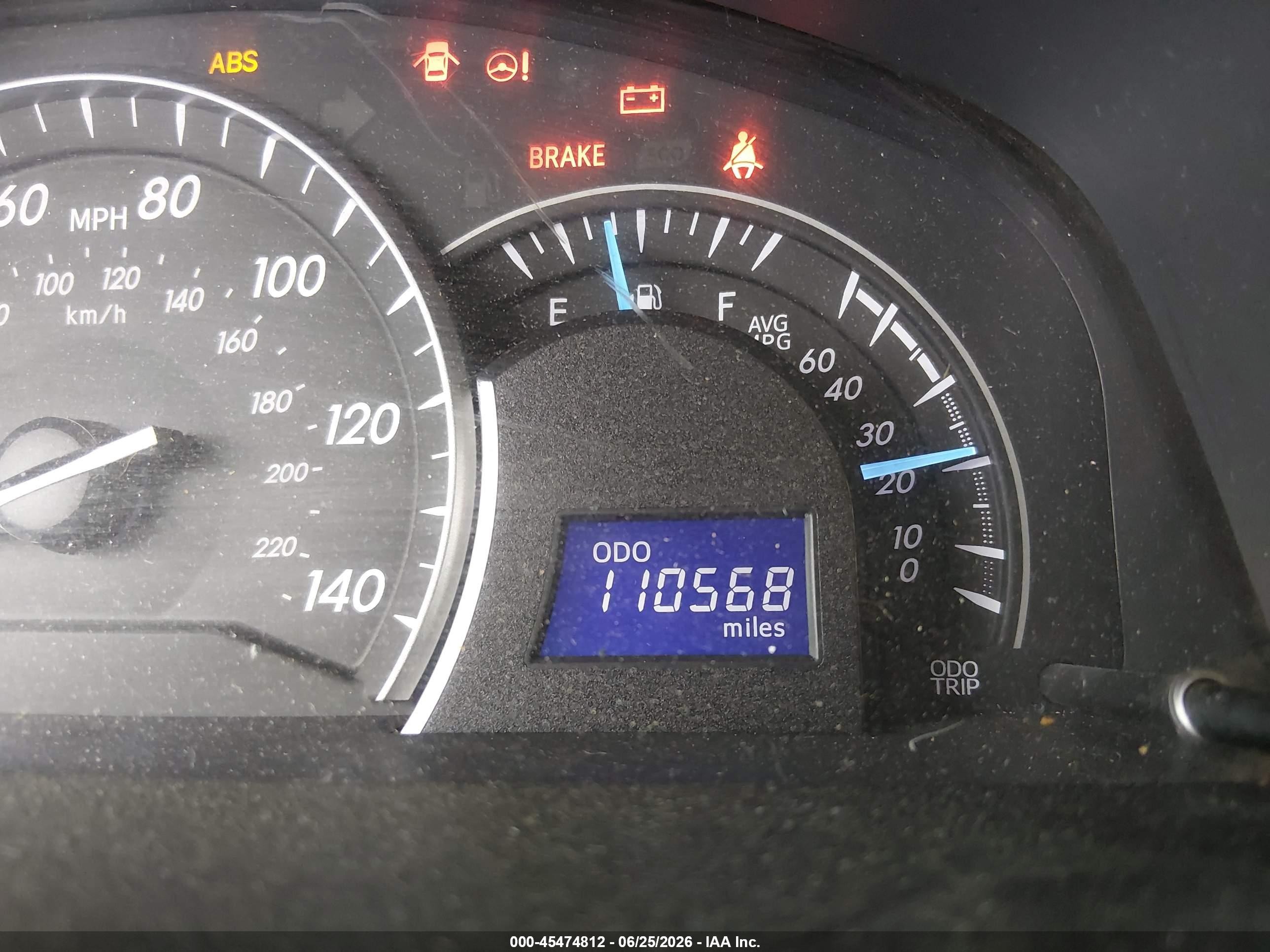 2014 Toyota Camry Le Blue vin: 4T4BF1FK5ER399267