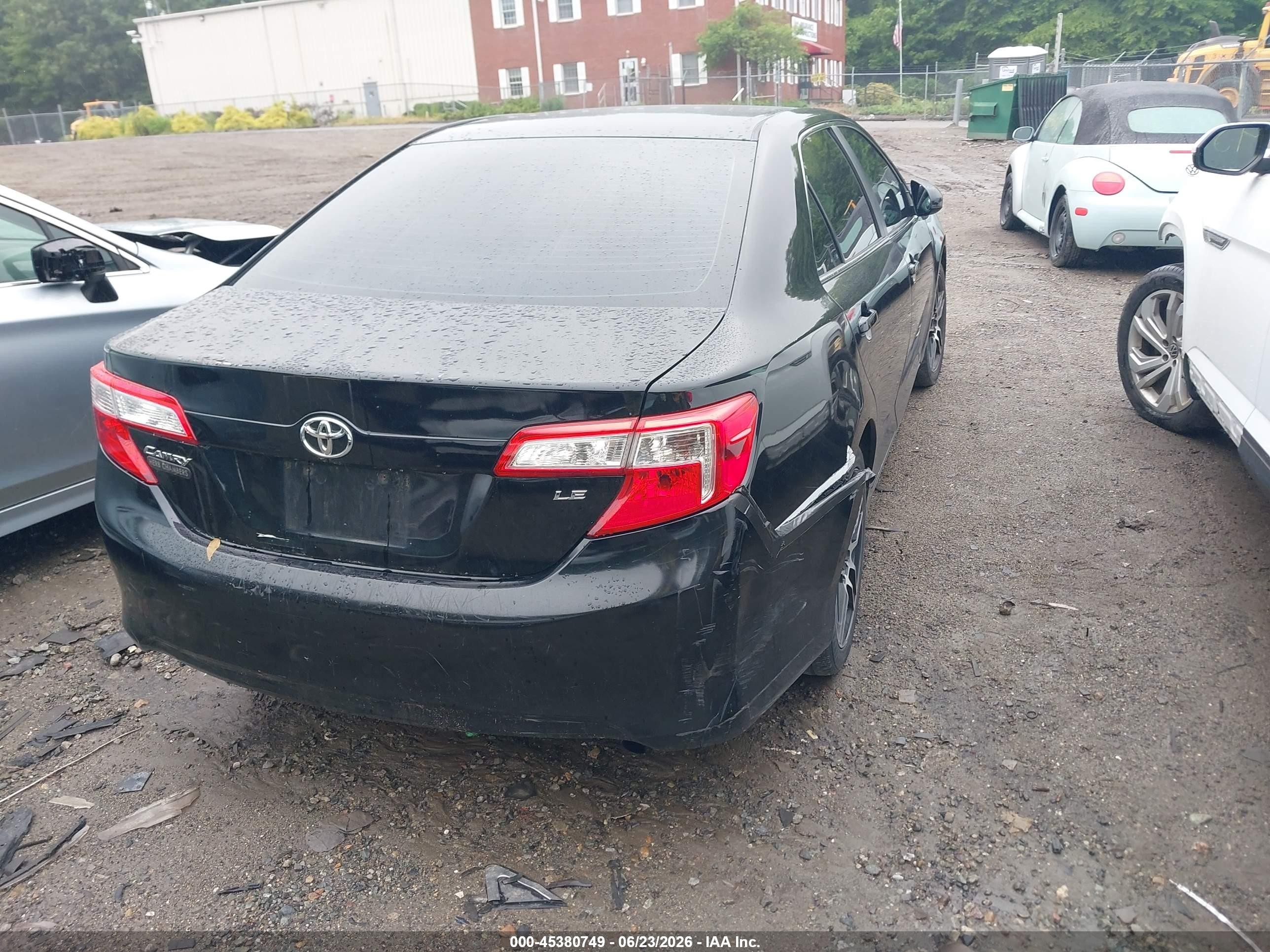 2014 Toyota Camry Le Black vin: 4T4BF1FK5ER402846