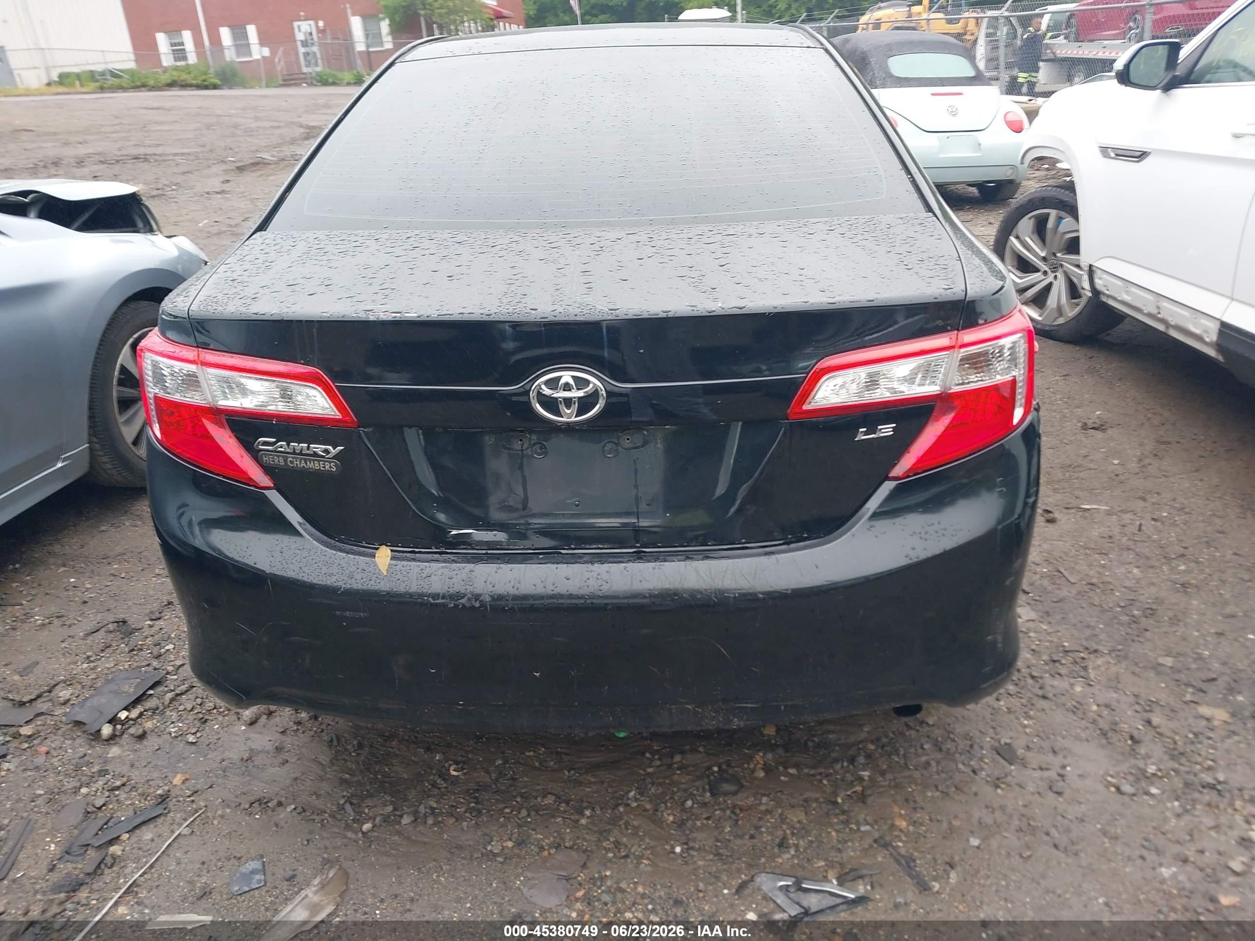 2014 Toyota Camry Le Black vin: 4T4BF1FK5ER402846