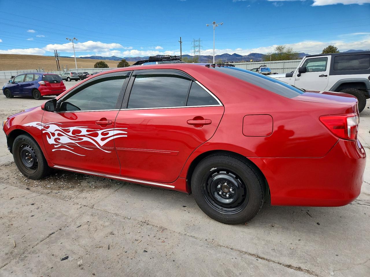 2014 Toyota Camry Le Red vin: 4T4BF1FK5ER432266