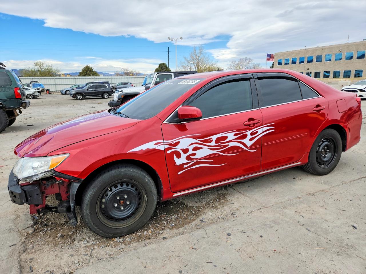 2014 Toyota Camry Le Red vin: 4T4BF1FK5ER432266