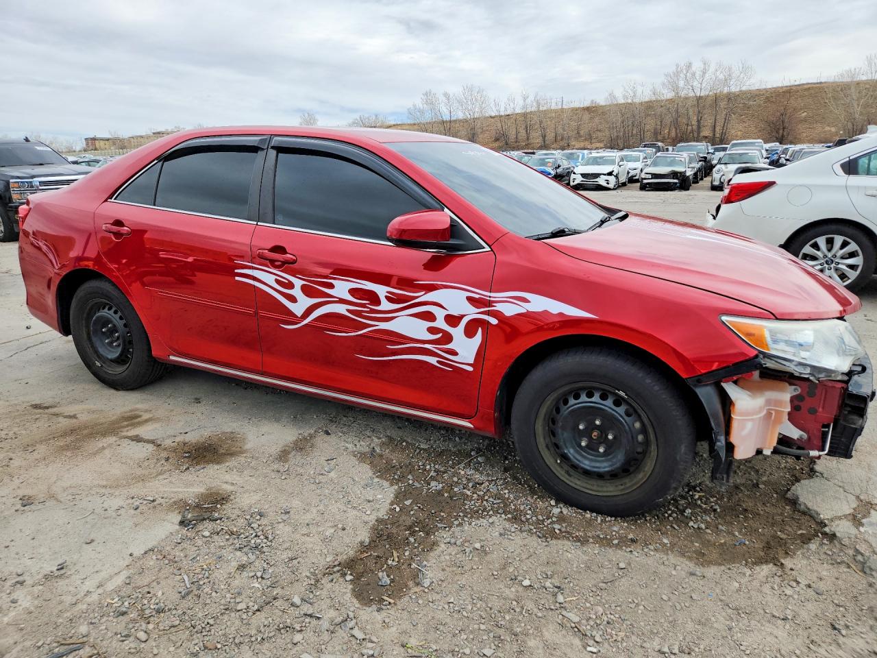 2014 Toyota Camry Le Red vin: 4T4BF1FK5ER432266