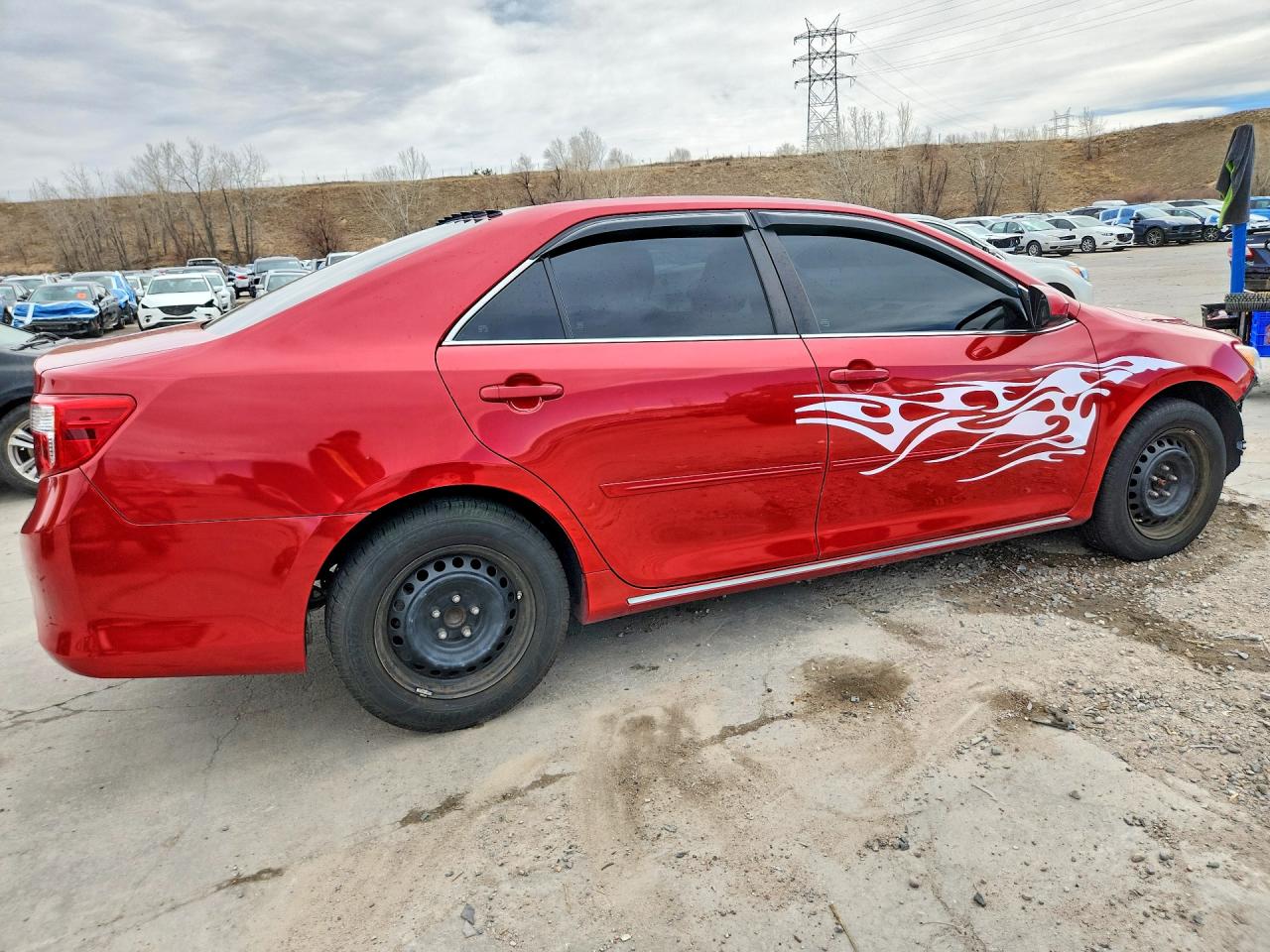 2014 Toyota Camry Le Red vin: 4T4BF1FK5ER432266