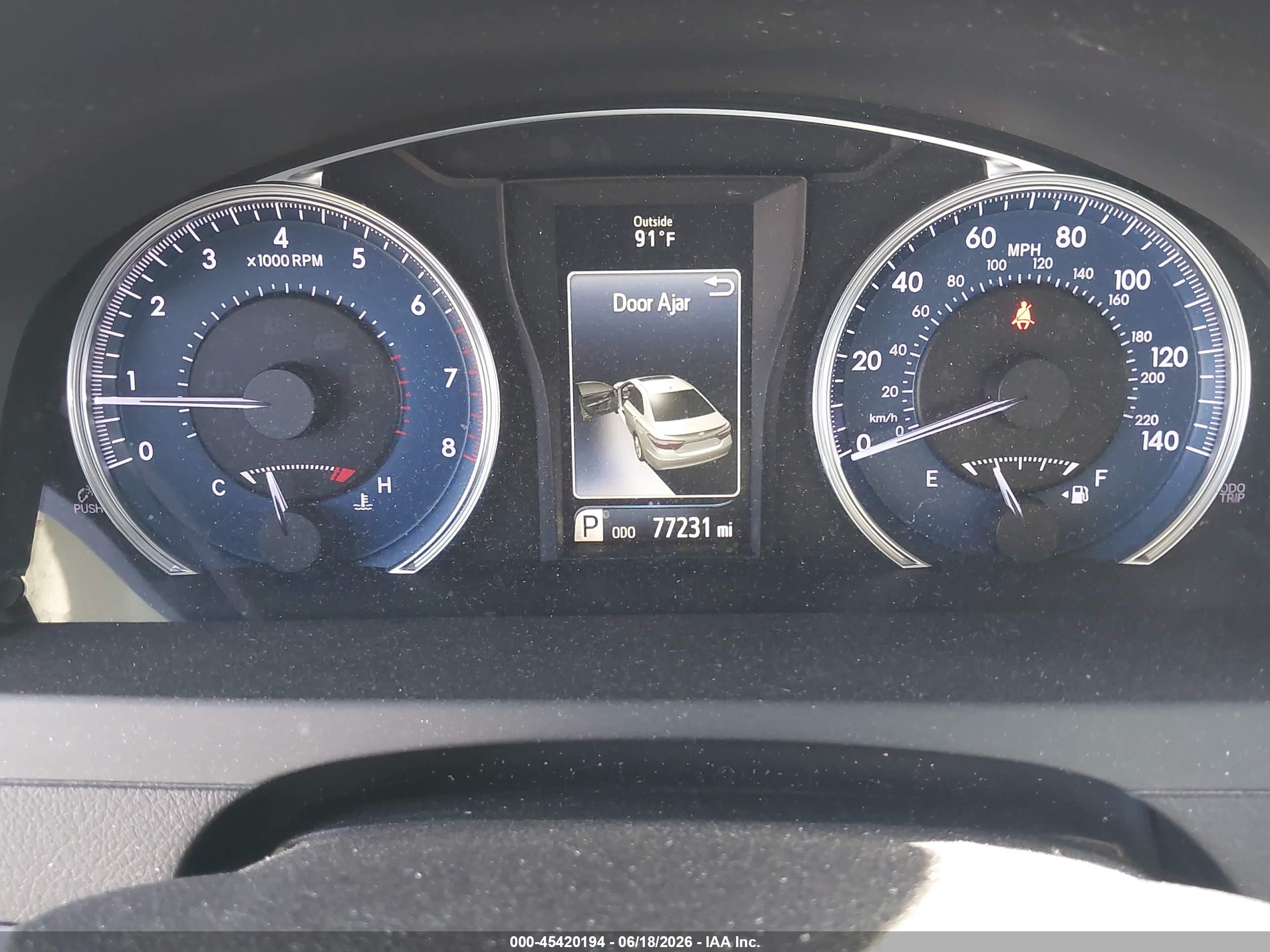 2015 Toyota Camry Xle Gray vin: 4T4BF1FK5FR455905